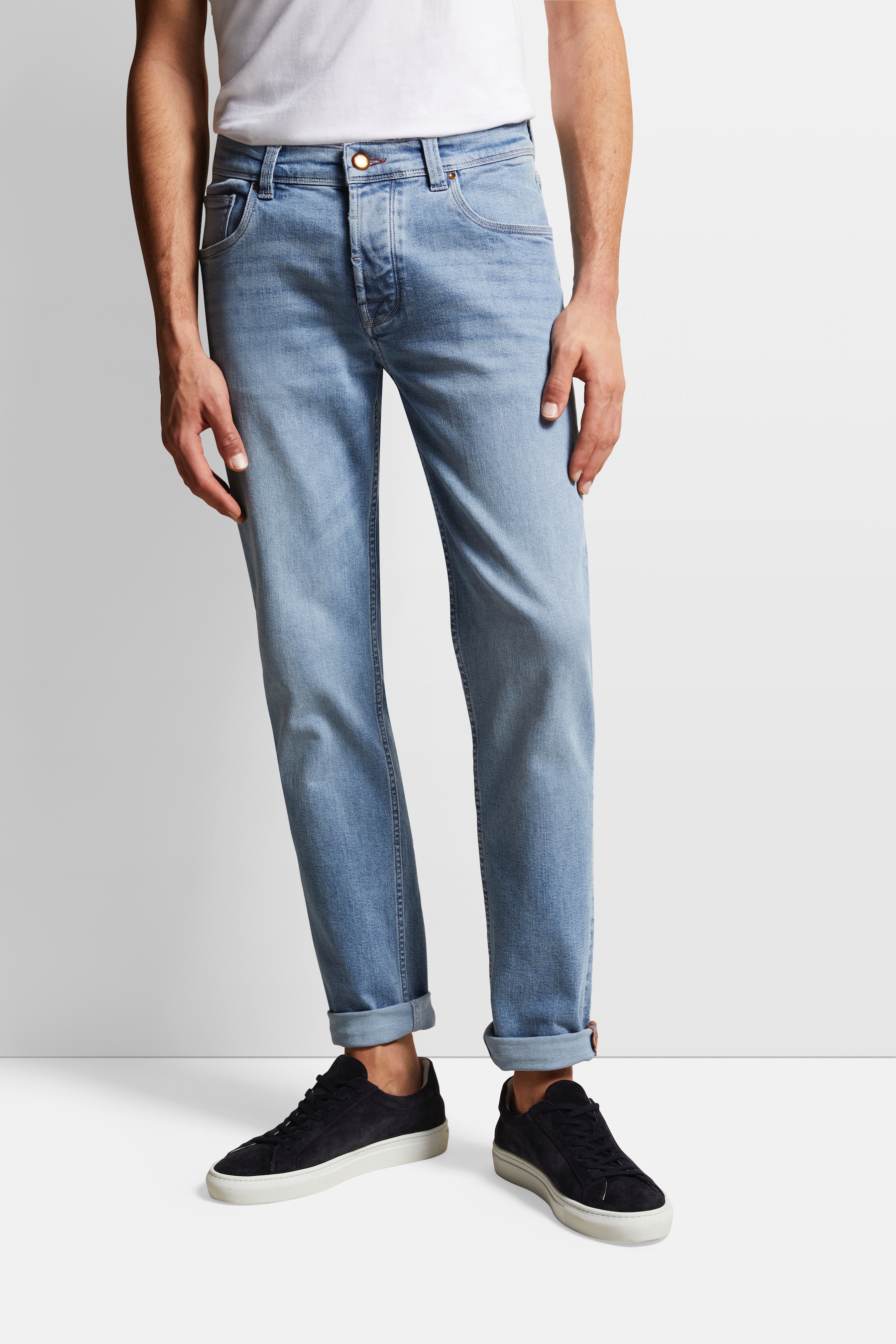 bugatti 5-Pocket-Jeans, aus elastischer Baumwolle