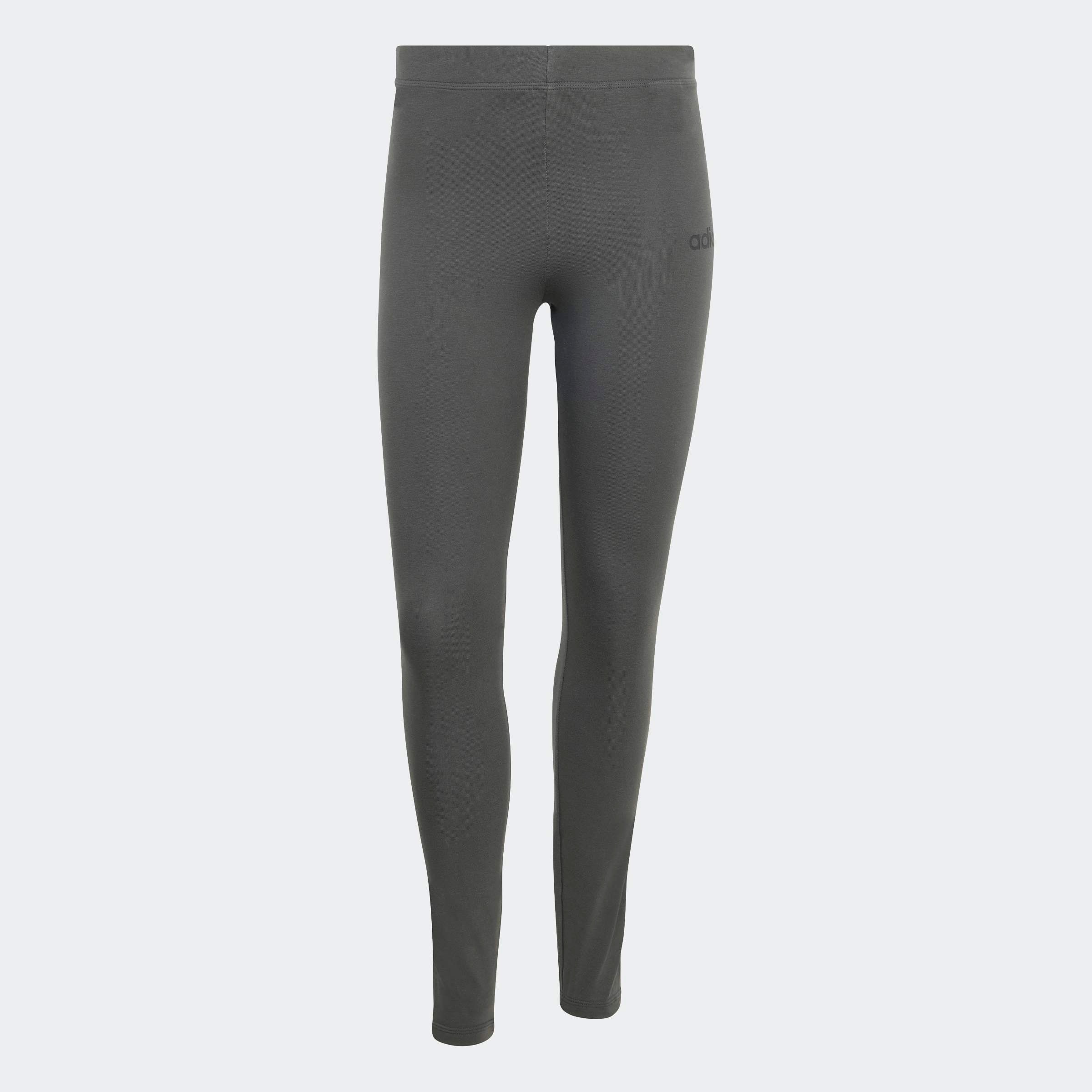 adidas Sportswear Leggings »ESSENTIALS LINEAR COTTON«  aus Baumwollmaterial mit Stretchanteil, hoher Bund, ohne Verschluss