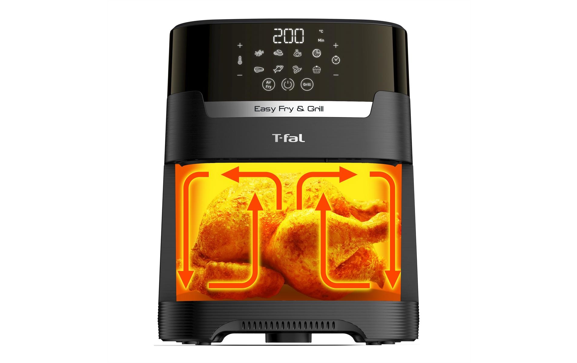 Tefal Heissluftfritteuse »Easy Fry & Grill Precision EY5058«, 1550 W