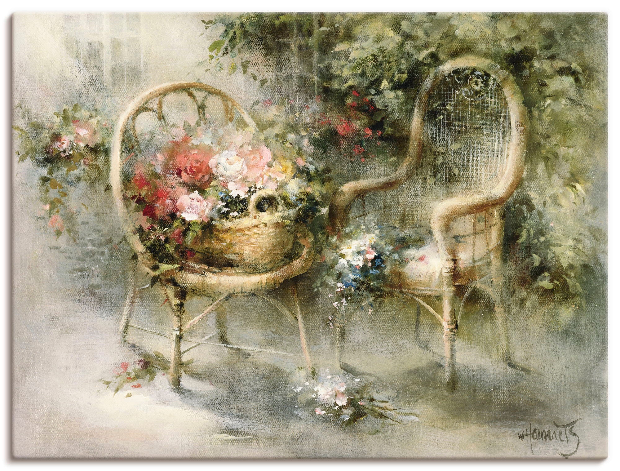 Image of Artland Wandbild "Sommer II" Garten 1 Stk. tlg. als Leinwandbild, Poster in verschied. Grössen