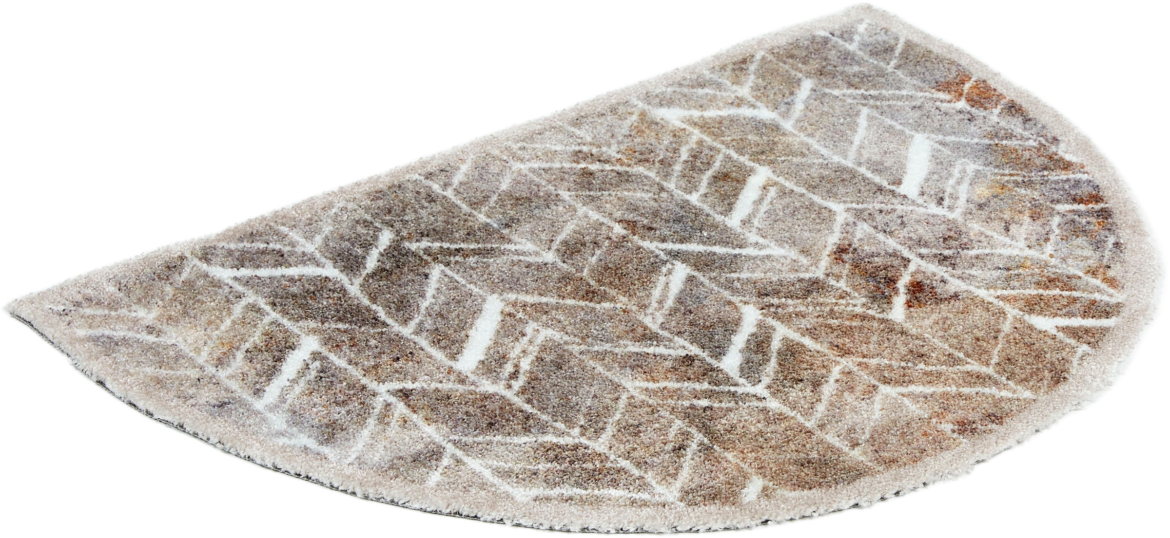 ASTRA Fussmatte »Pure&Soft 018« halbrund 7 mm Höhe Sauberlaufmatte, weiche Oberfläche, waschbar, rutschfest