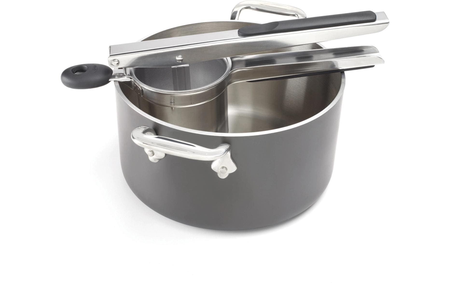 OXO Good Grips Kartoffelpresse Kartoffelstampfer aus robustem Edelstahl