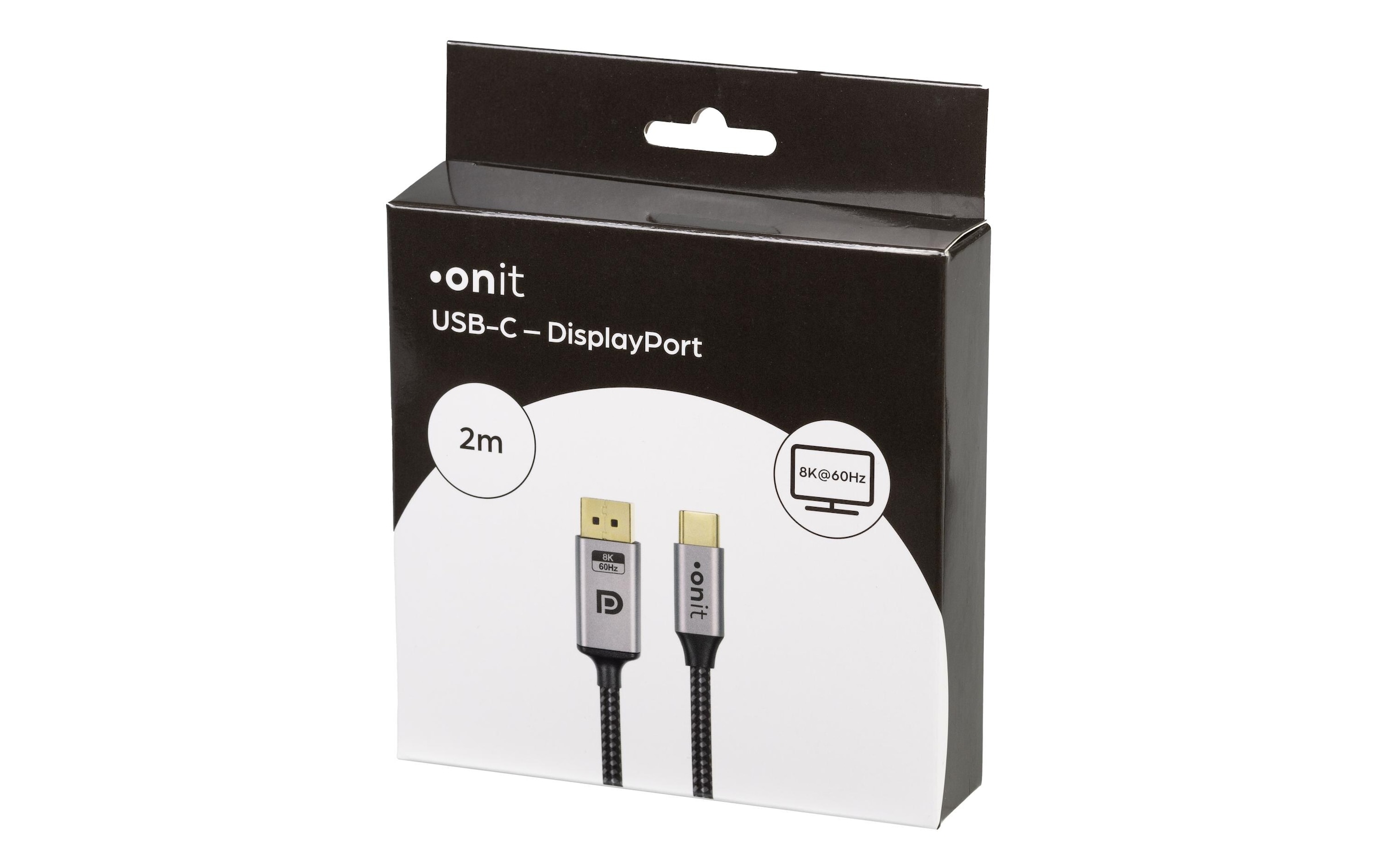 onit USB-Kabel »USB Type-C - DisplayPort, 2 m«, 200 cm