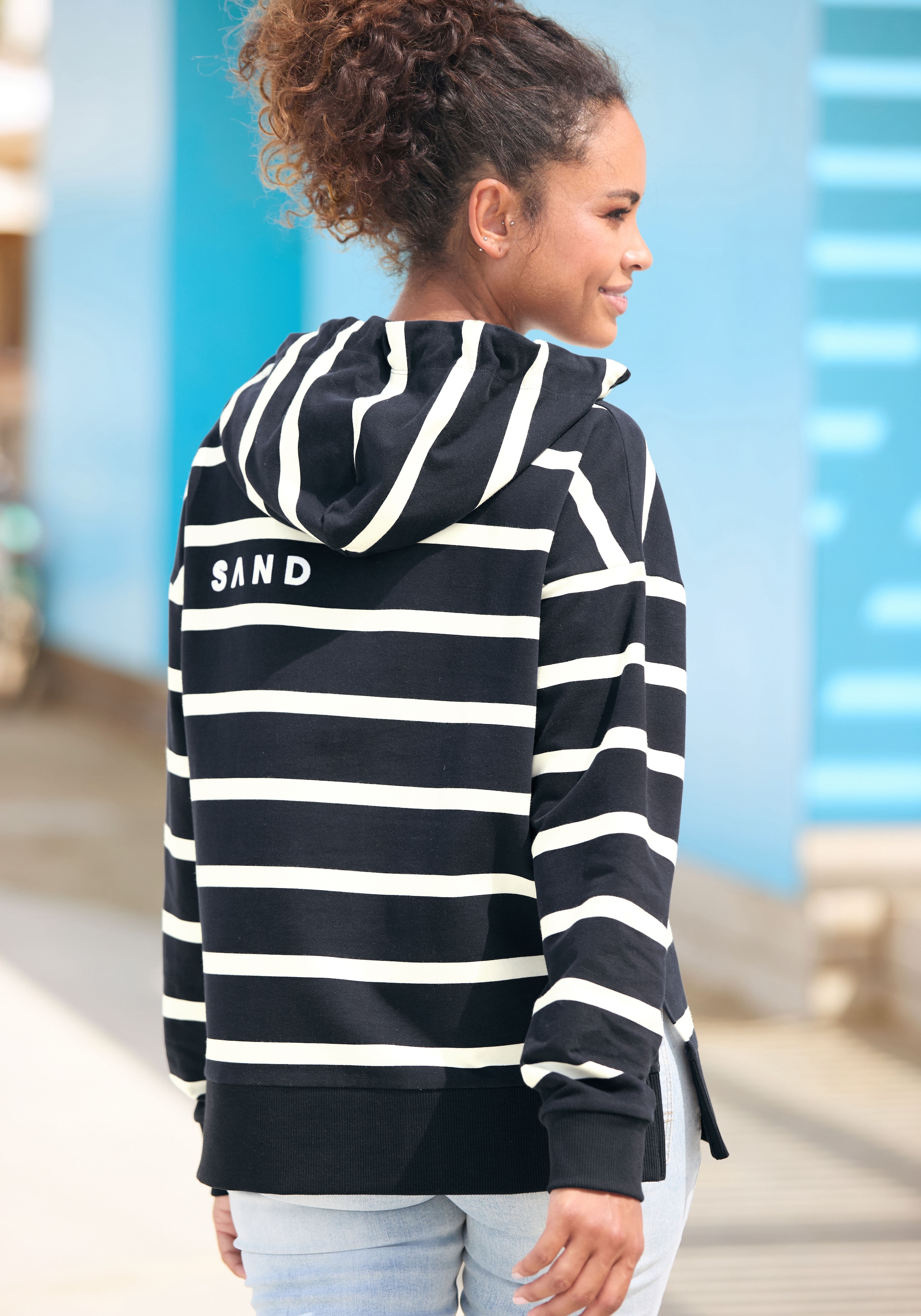 Elbsand Kapuzensweatshirt, mit Logoprint