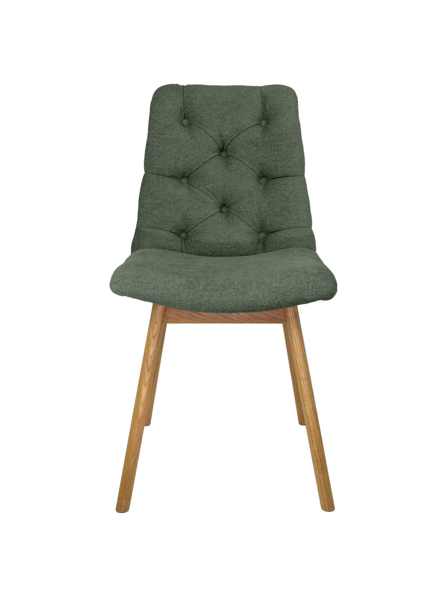 andas 4-Fussstuhl »Ramon«, (Set), 2 St., Chenille, mit Massivholzbeinen, verschiedene Stoffe und Farben