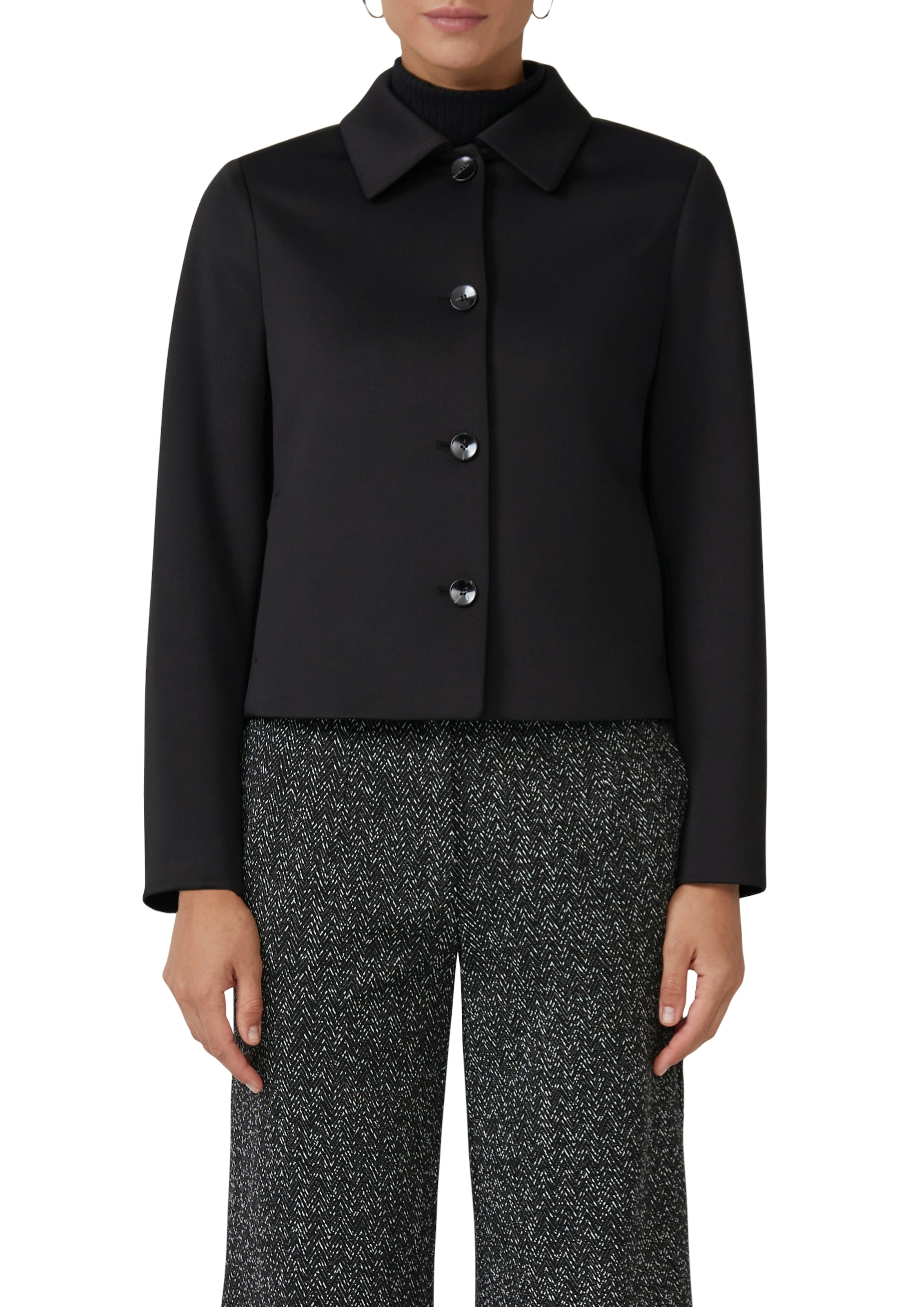Image of s.Oliver BLACK LABEL Hemdjacke mit Hemdkragen
