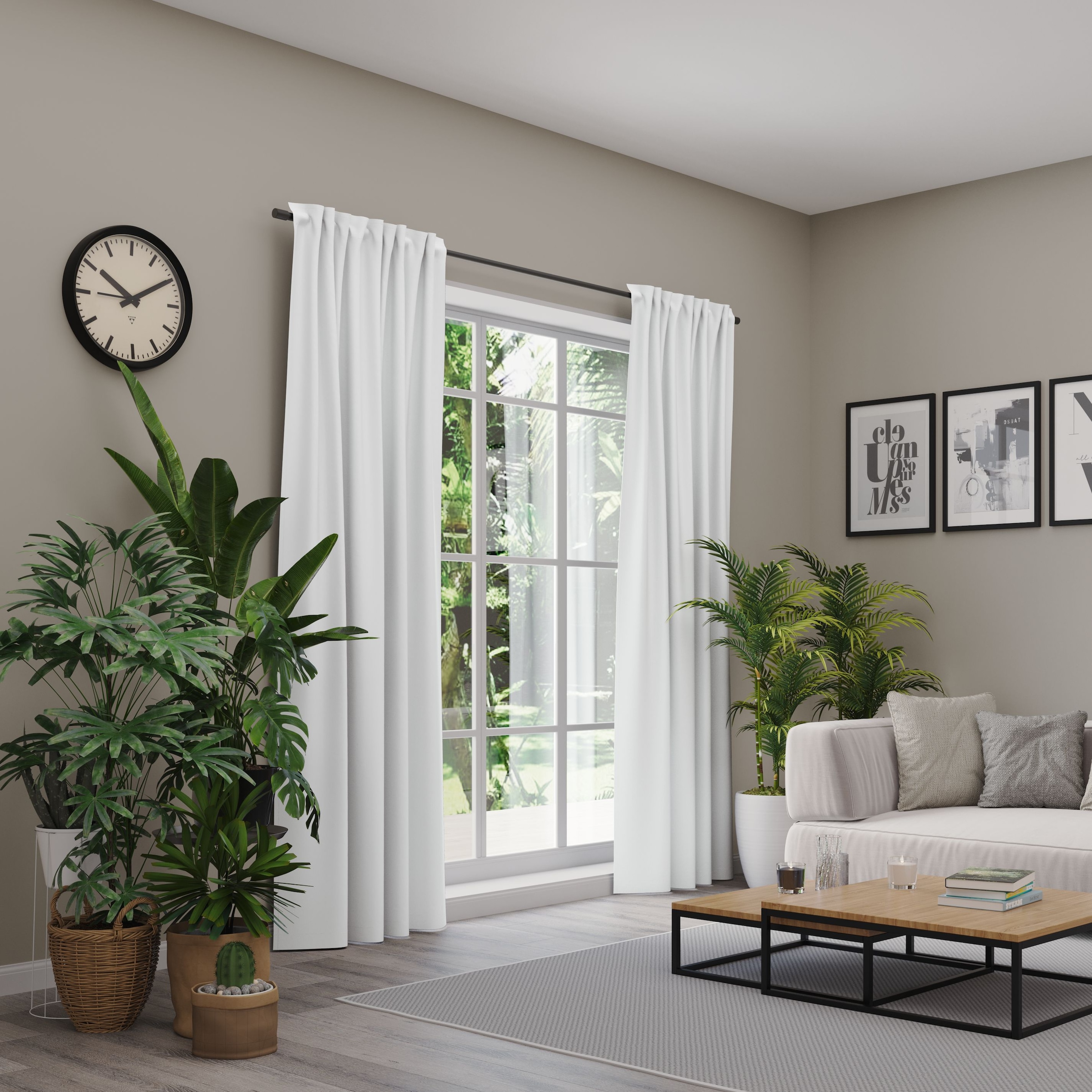 Neutex for you! Rideau occultant »INSULA« Bande multifonctionnelle 1 cuis tlg. Uni-Dimout für starke Verdunklung, nach Mass,