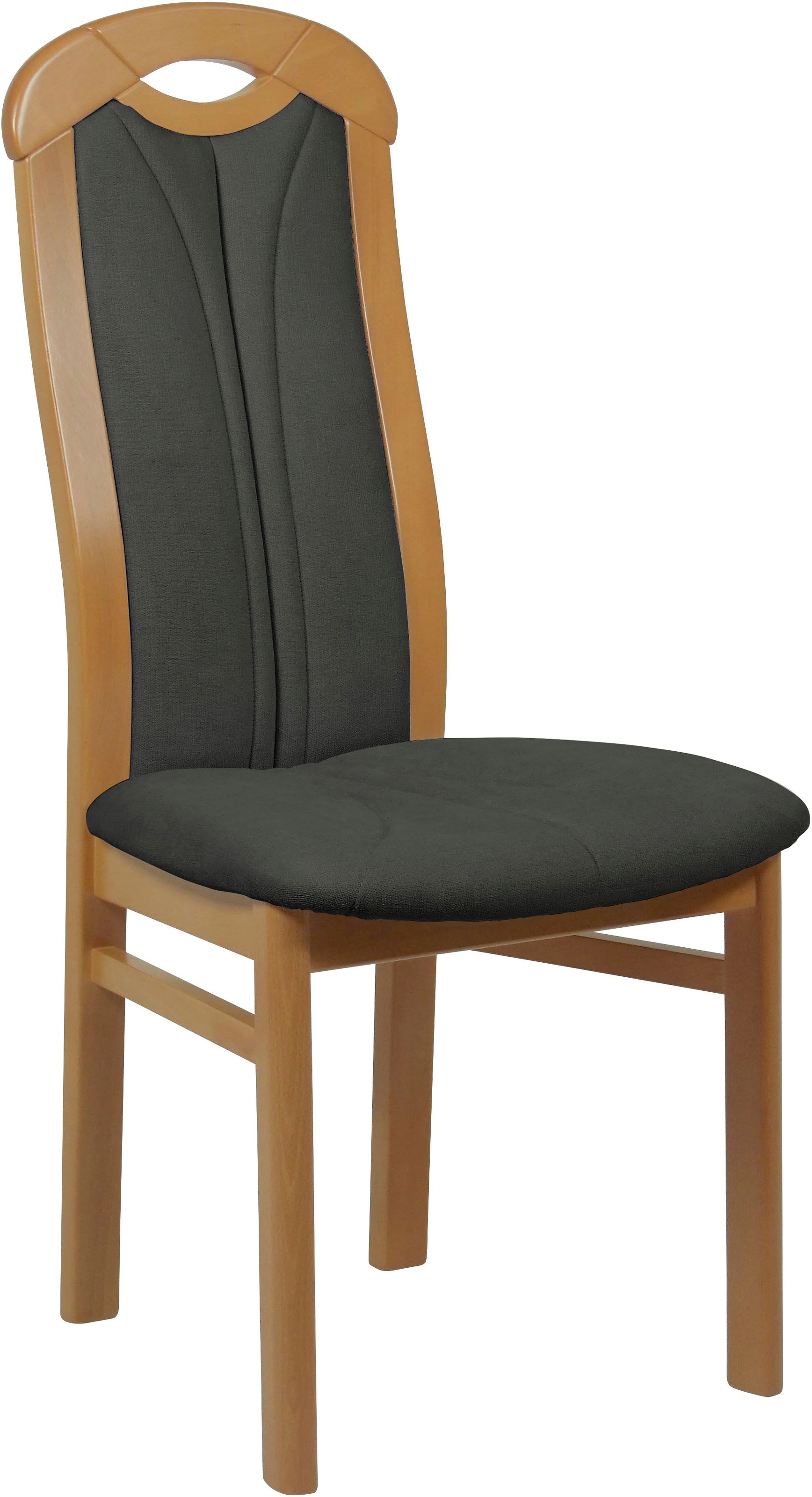Home affaire Chaise à 4 pieds »ALEX, Stuhl,Armlehnstuhl« () 2 cuischaise, fauteuil avec accoudoirs, version avec et sans tissu déperlant