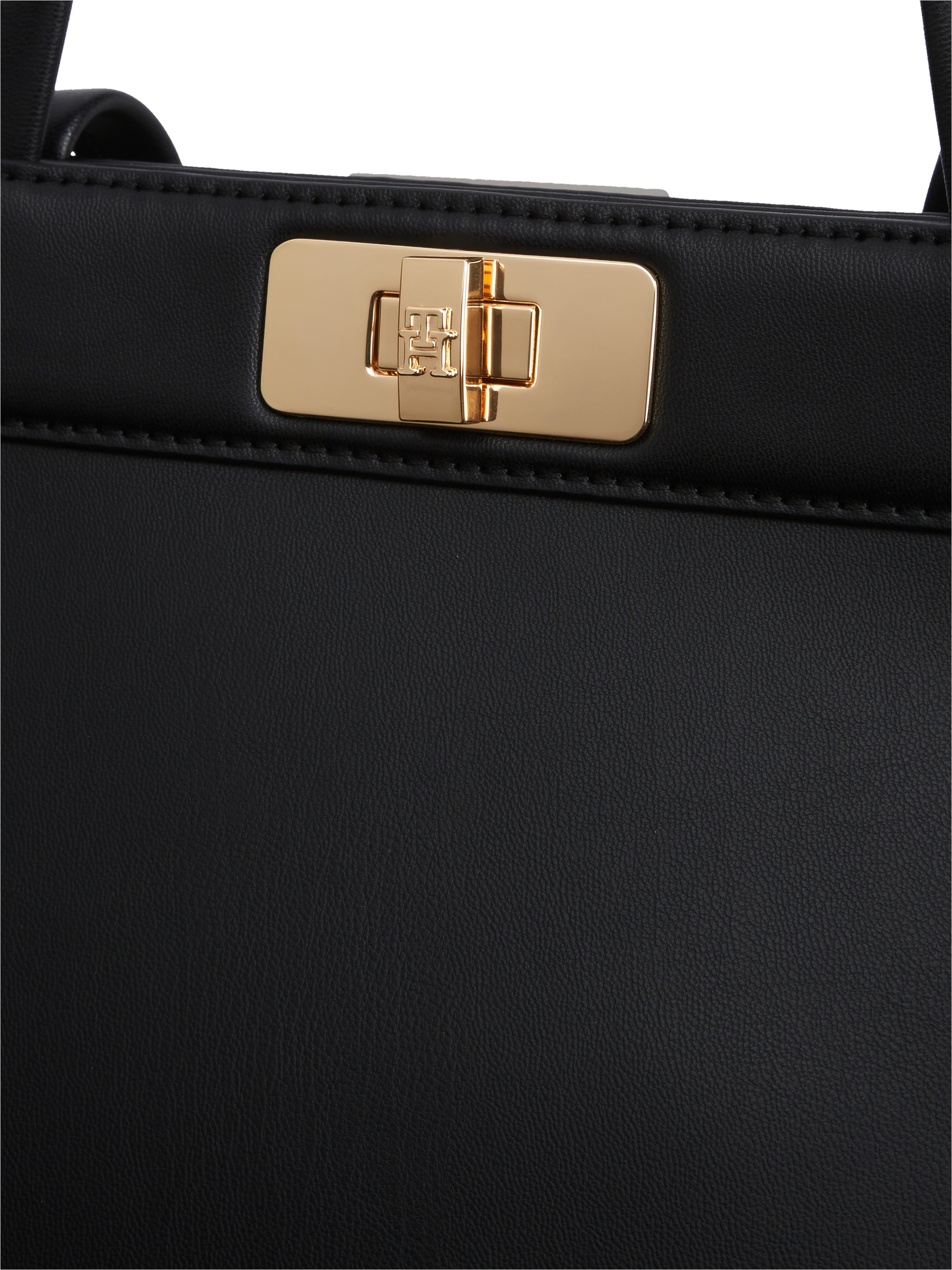 Tommy Hilfiger Henkeltasche »TH MODERN SATCHEL« Damen Tragetasche, Umhängetasche, mit goldfarbenen Details