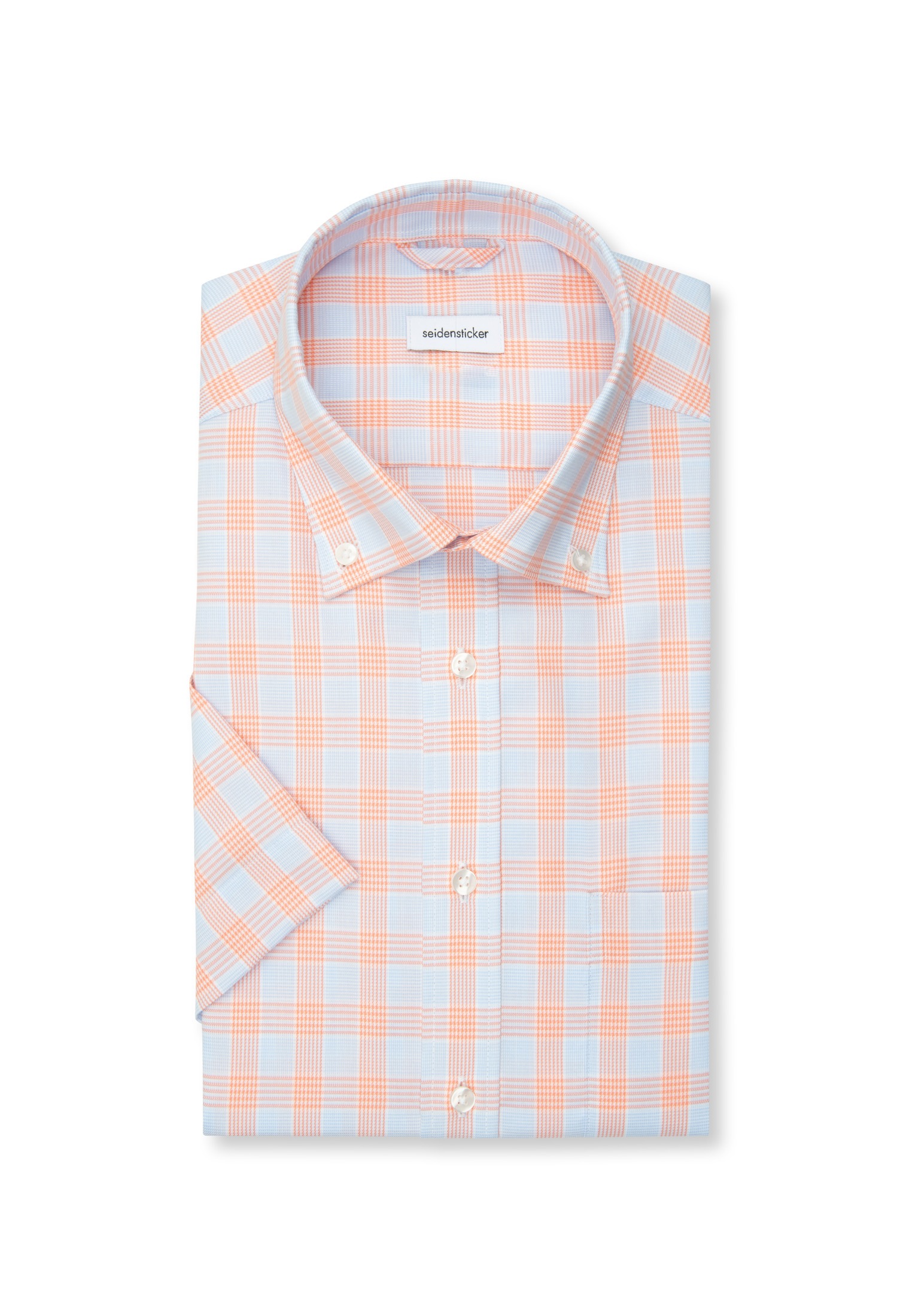 seidensticker Chemise d'affaires »Regular« Regular 1/2 Button-Down-Kragen Karo