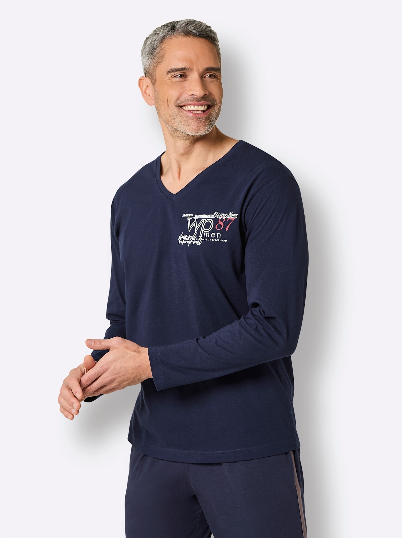 wäschepur Haut de pyjama »Schlafanzug-Shirt« 1