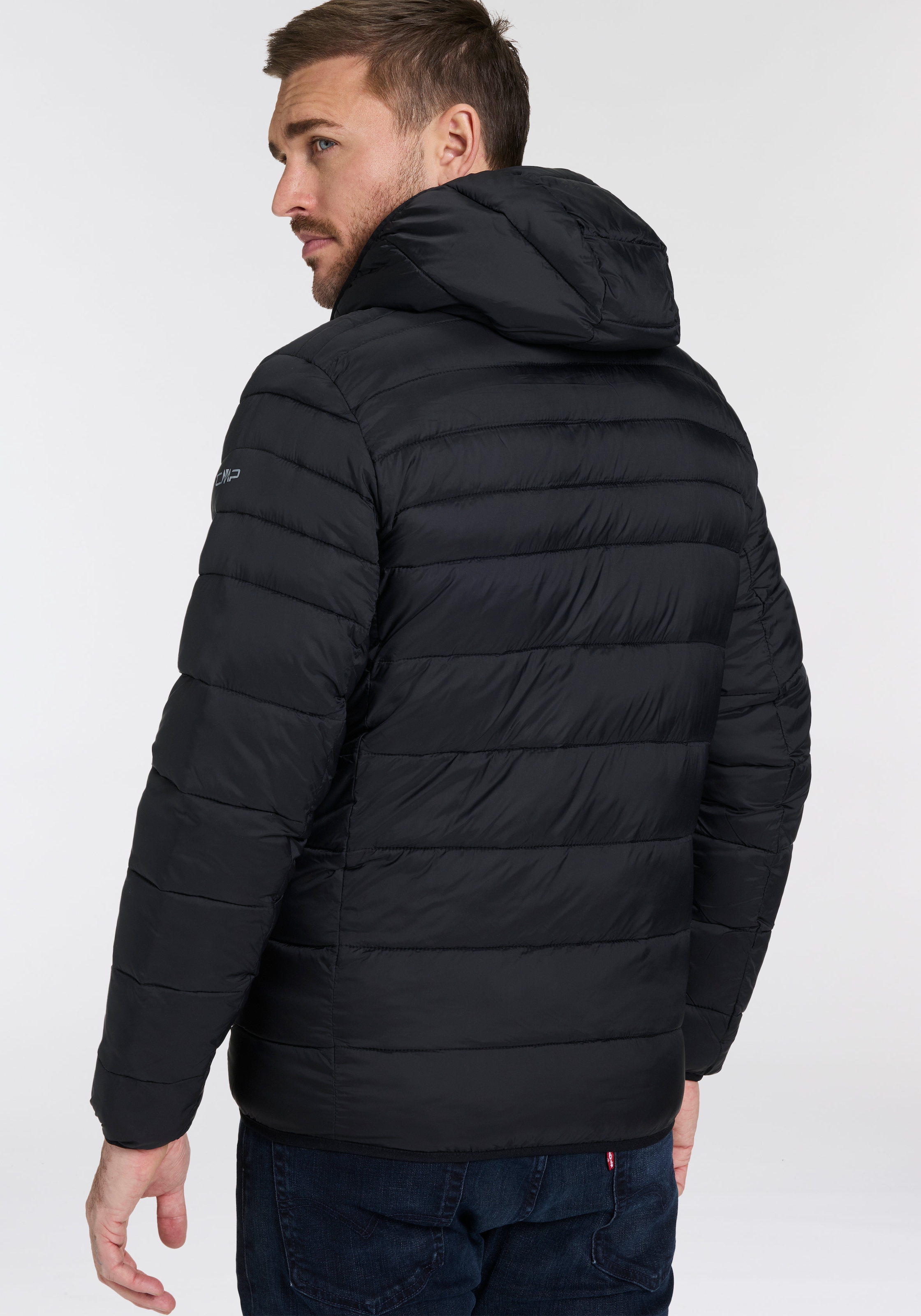 CMP Steppjacke »MAN JACKET FIX HOOD«, mit Kapuze