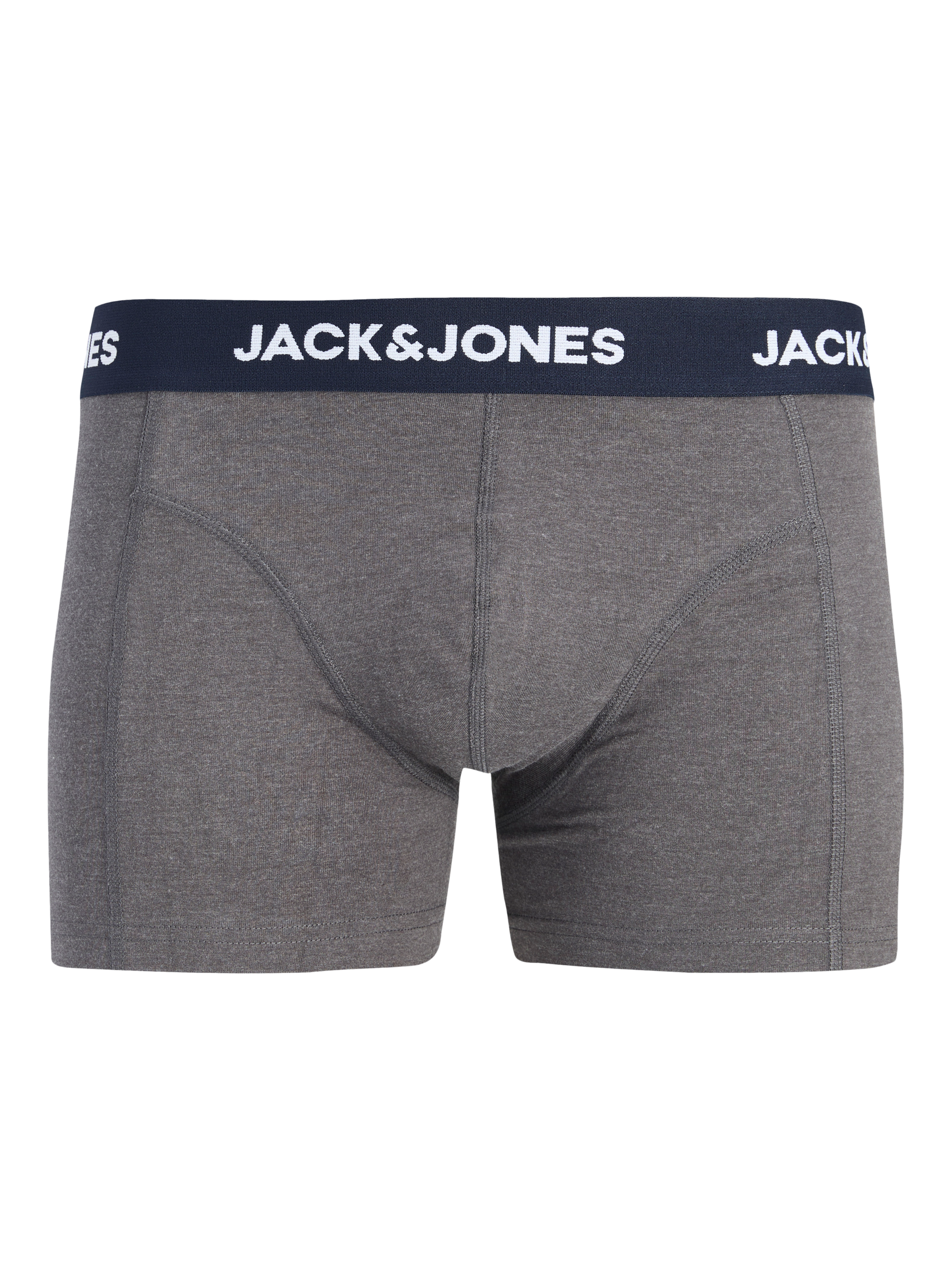 Jack & Jones Tronc »JACLAMP SOLID TRUNKS 3 PACK« Paquet, 3 cuis mélange de coton, ceinture élastique