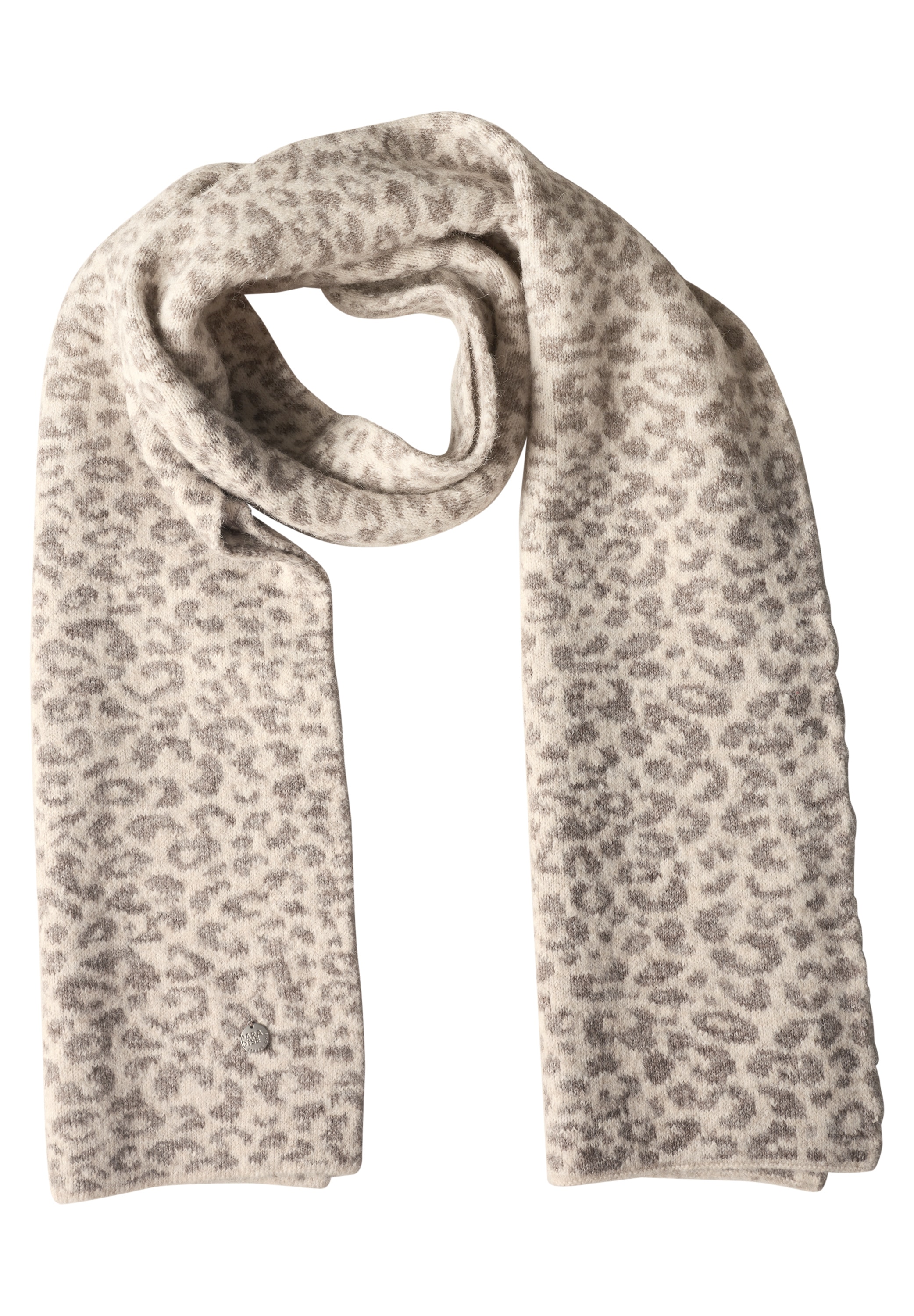 STREET ONE Écharpe tricotée Écharpe jacquard avec motif léopard