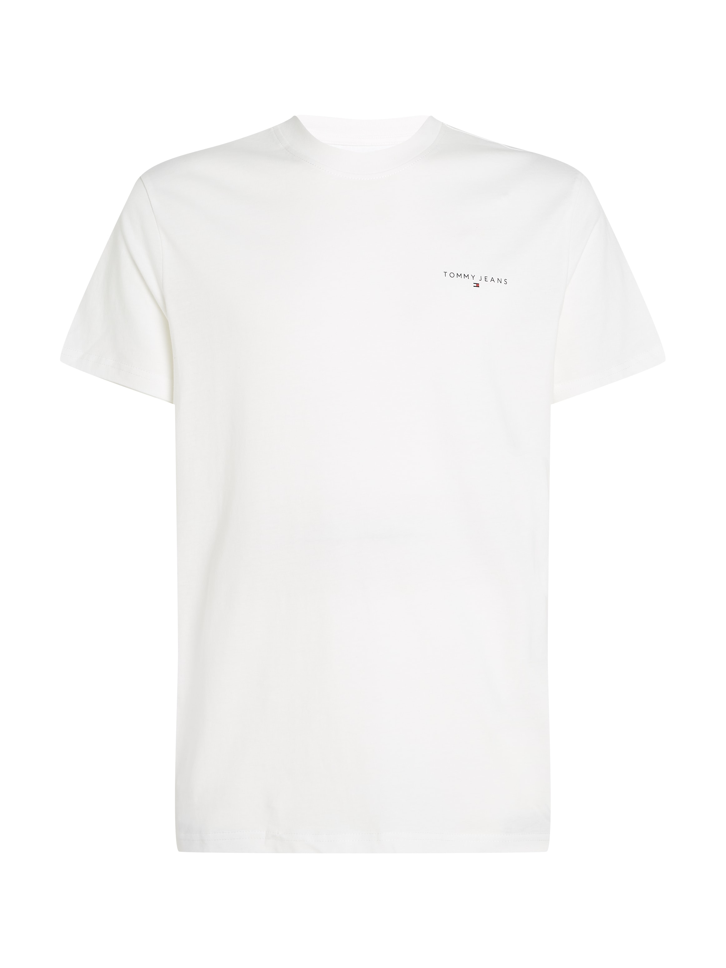 Tommy Jeans T-Shirt »TJM SLIM LINEAR CHEST SS TEE EXT«, mit Logodruck