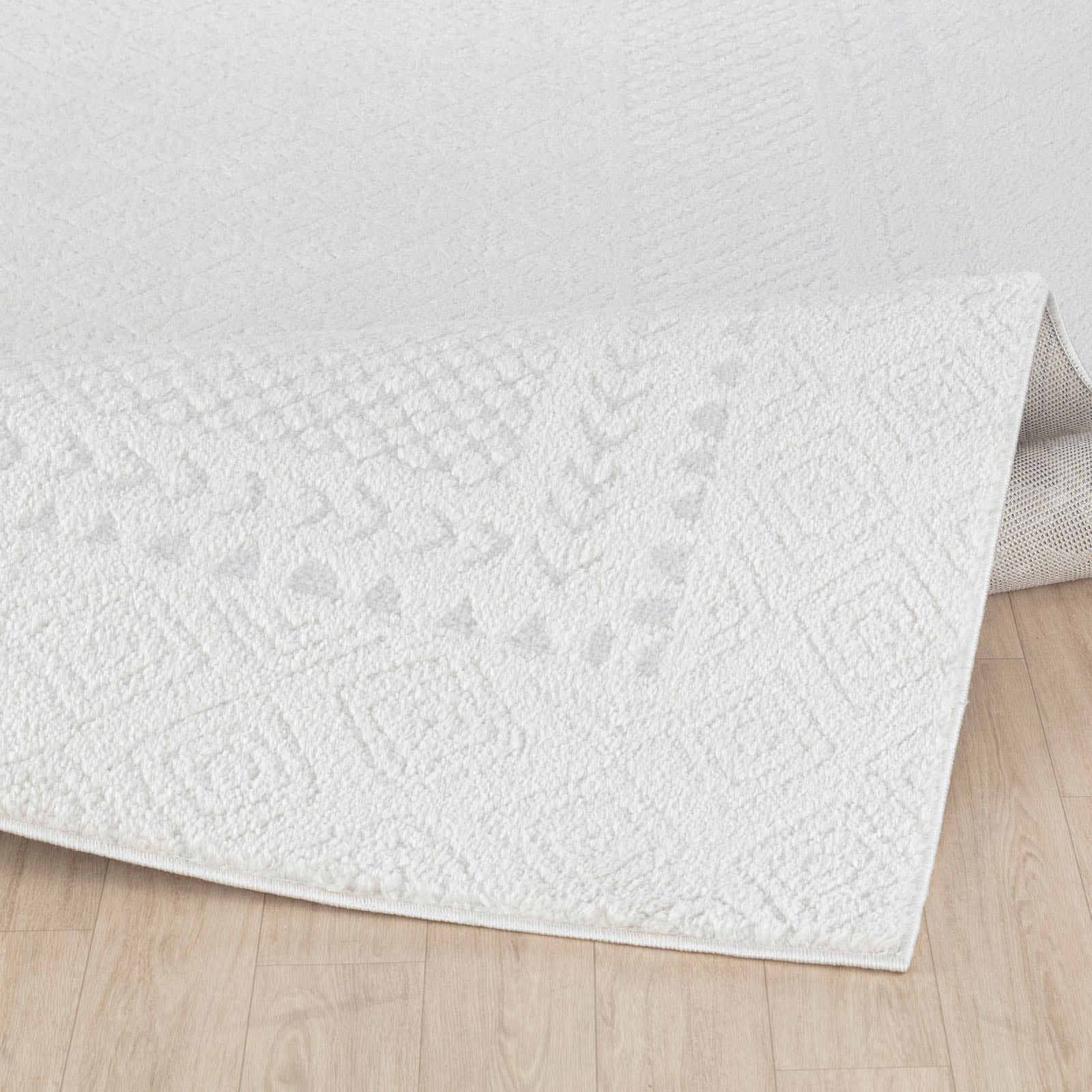 Livabliss Teppich »MONACO«, rechteckig, 14 mm Höhe, Skandinavischer Teppich, Kurzflor Boho-Wohnzimmerteppich