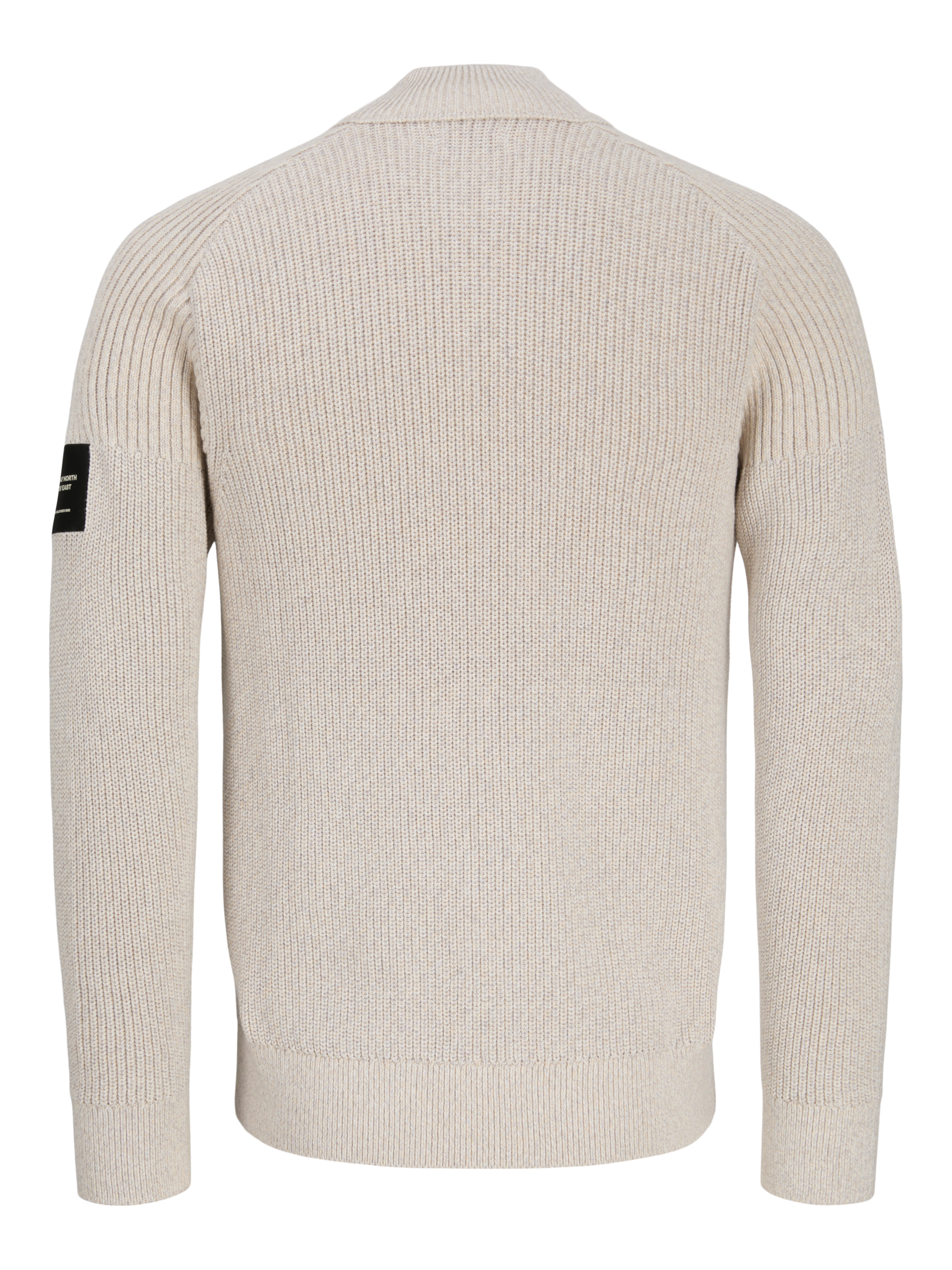 Jack & Jones Veste en tricot »JJCLEVELAND KNIT ZIP CARDIGAN« Coton, coupe régulière
