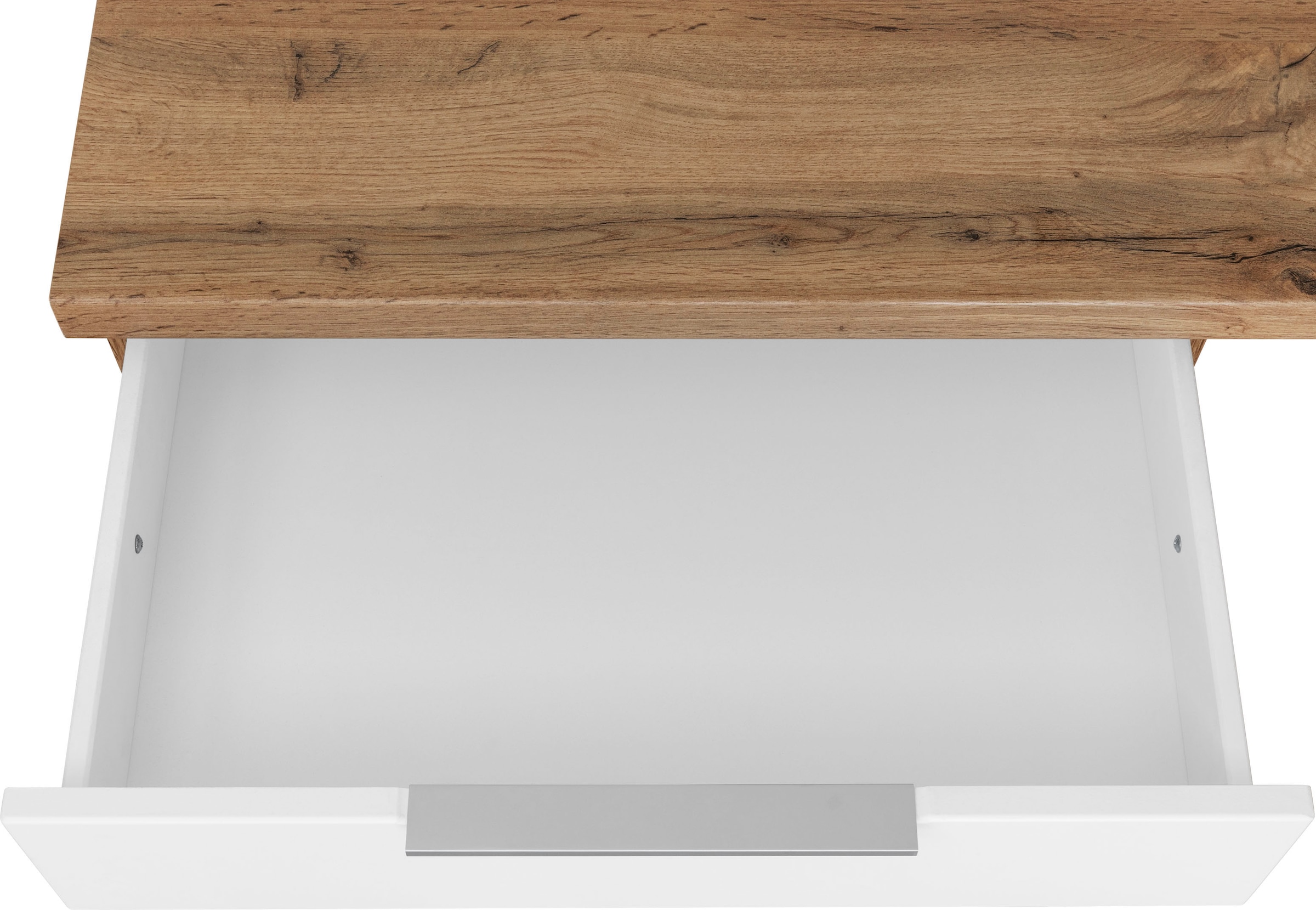 KOCHSTATION Kitchenette »KS-Luhe« largeur 330 cm, avec ou sans appareils électroménagers au choix, façades en MDF fraisées