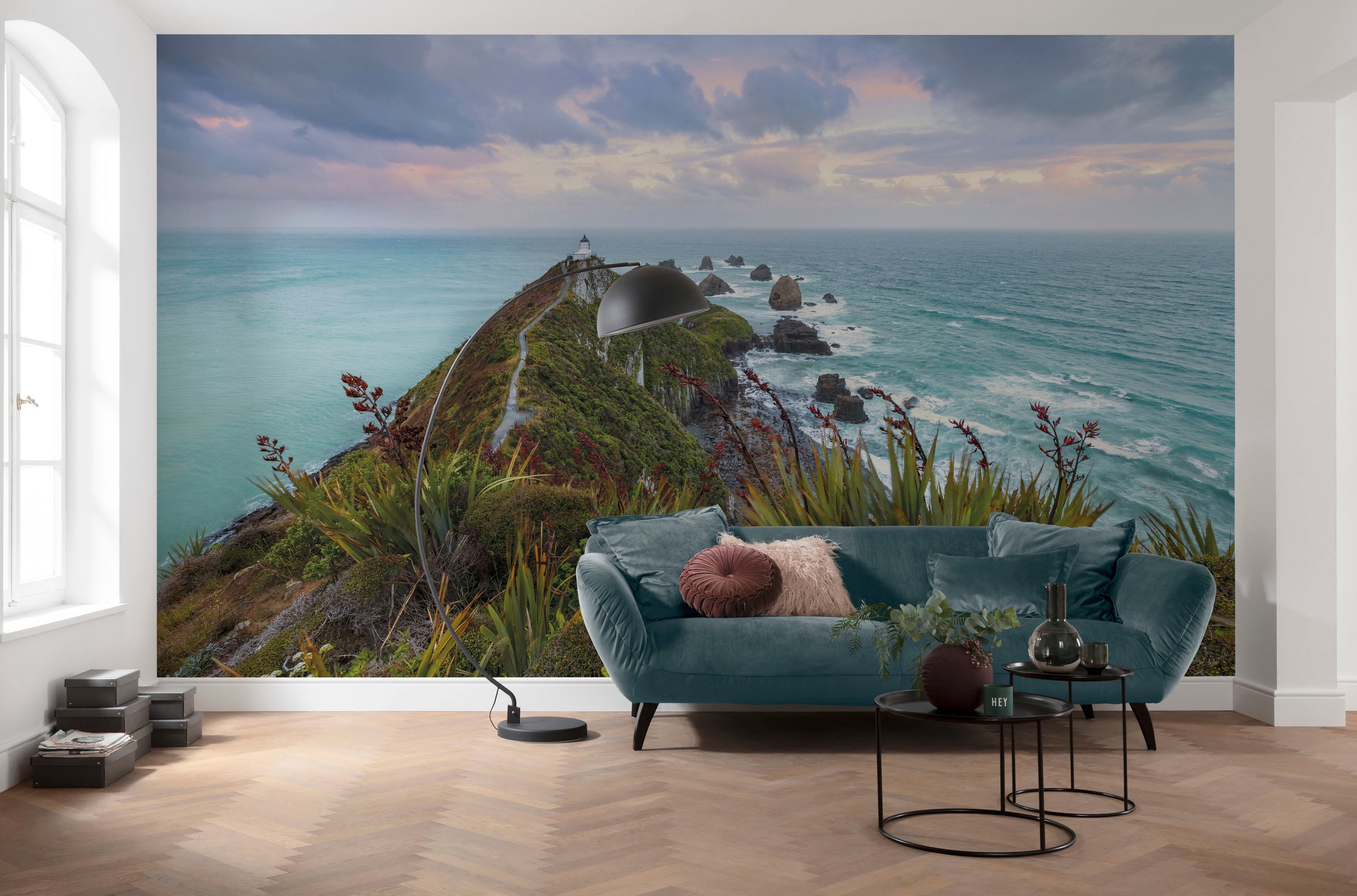 Komar Fototapete »Digitaldruck Vlies - Stormy Sea - Grösse 400 x 250 cm«, bedruckt, Wohnzimmer, Schlafzimmer