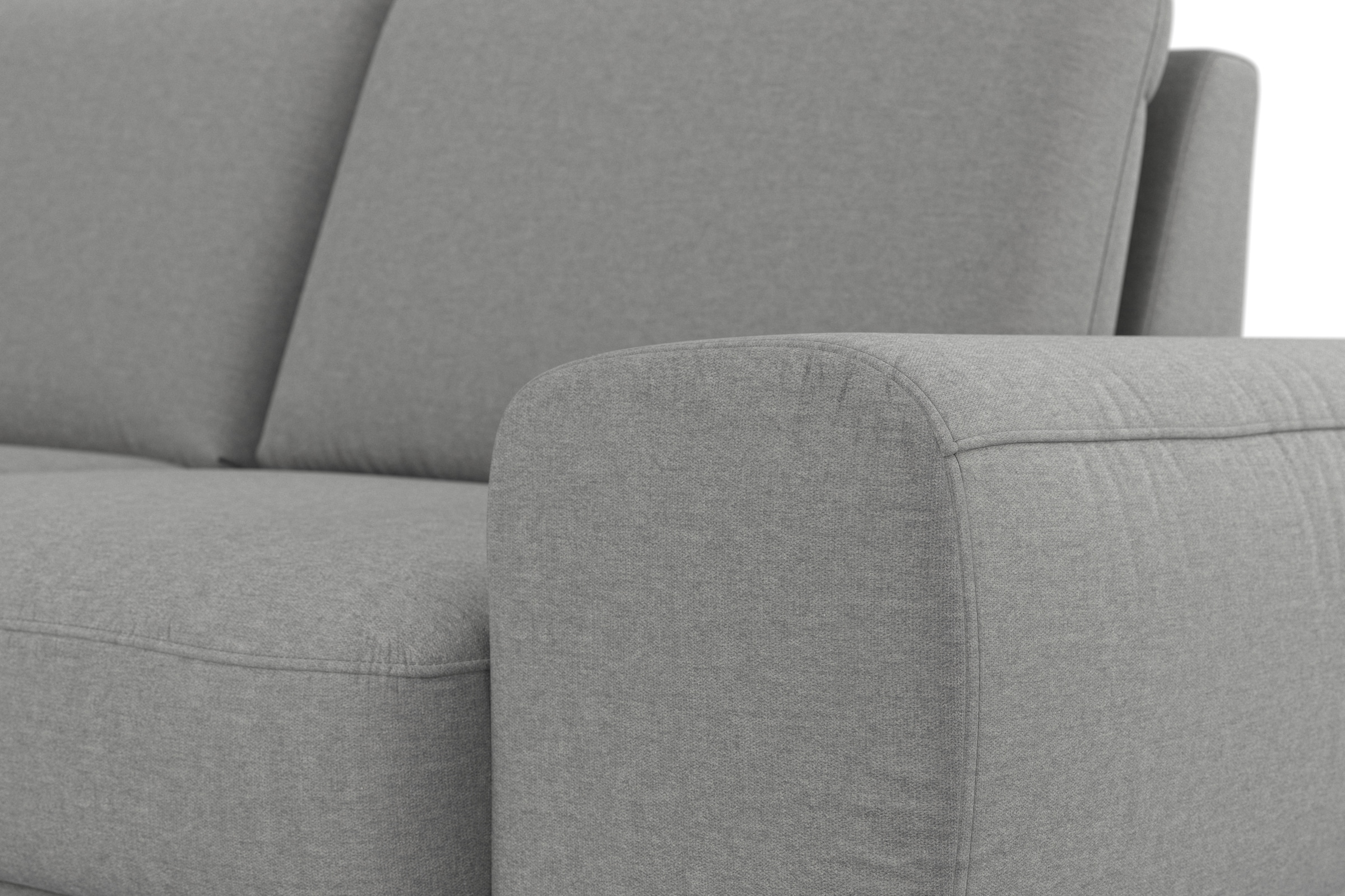 sit&more Canapé d'angle »Cinturo L-Form« inklusive Sitztiefenverstellung und Federkern, Sitzhöhe 45 cm