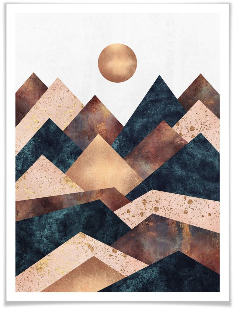 Image of Wall-Art Poster »Herbst in den Bergen«, Berge, (1 St.) bei Ackermann Versand Schweiz