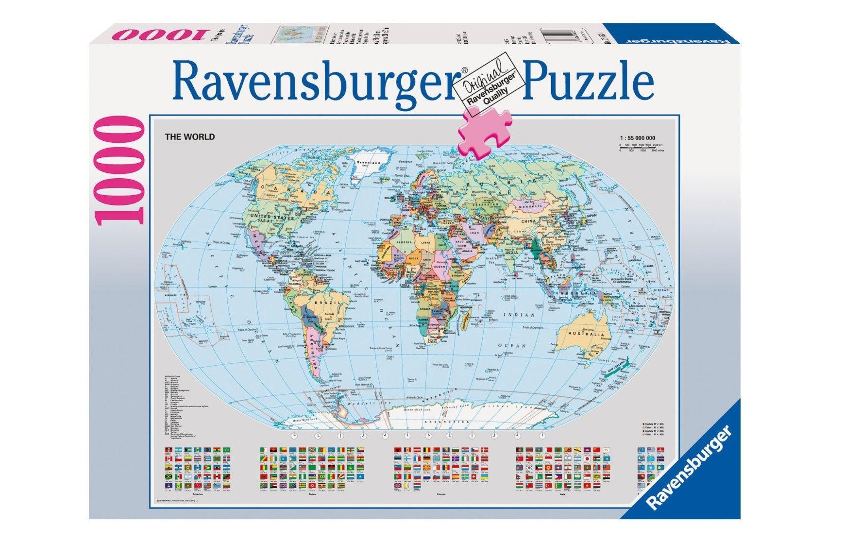 Puzzle »Politische Weltkarte«