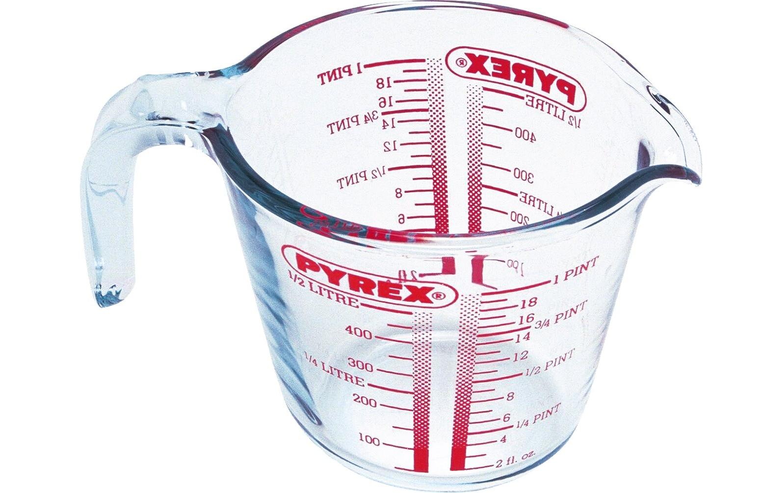 Image of PYREX Messbecher "0.5 L, 16 x 12 x 12 cm" Glas 1 Stk. tlg.