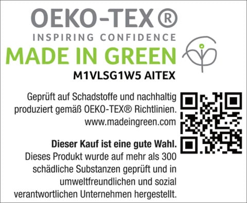 Home affaire Bettwäsche »Melli, in den Qualitäten Linon und Biber, atmungsaktiv, aus 100% Baumwolle, unterstützt Cotton made in Africa, Bett- und Kopfkissenbezug mit Knopfverschluss