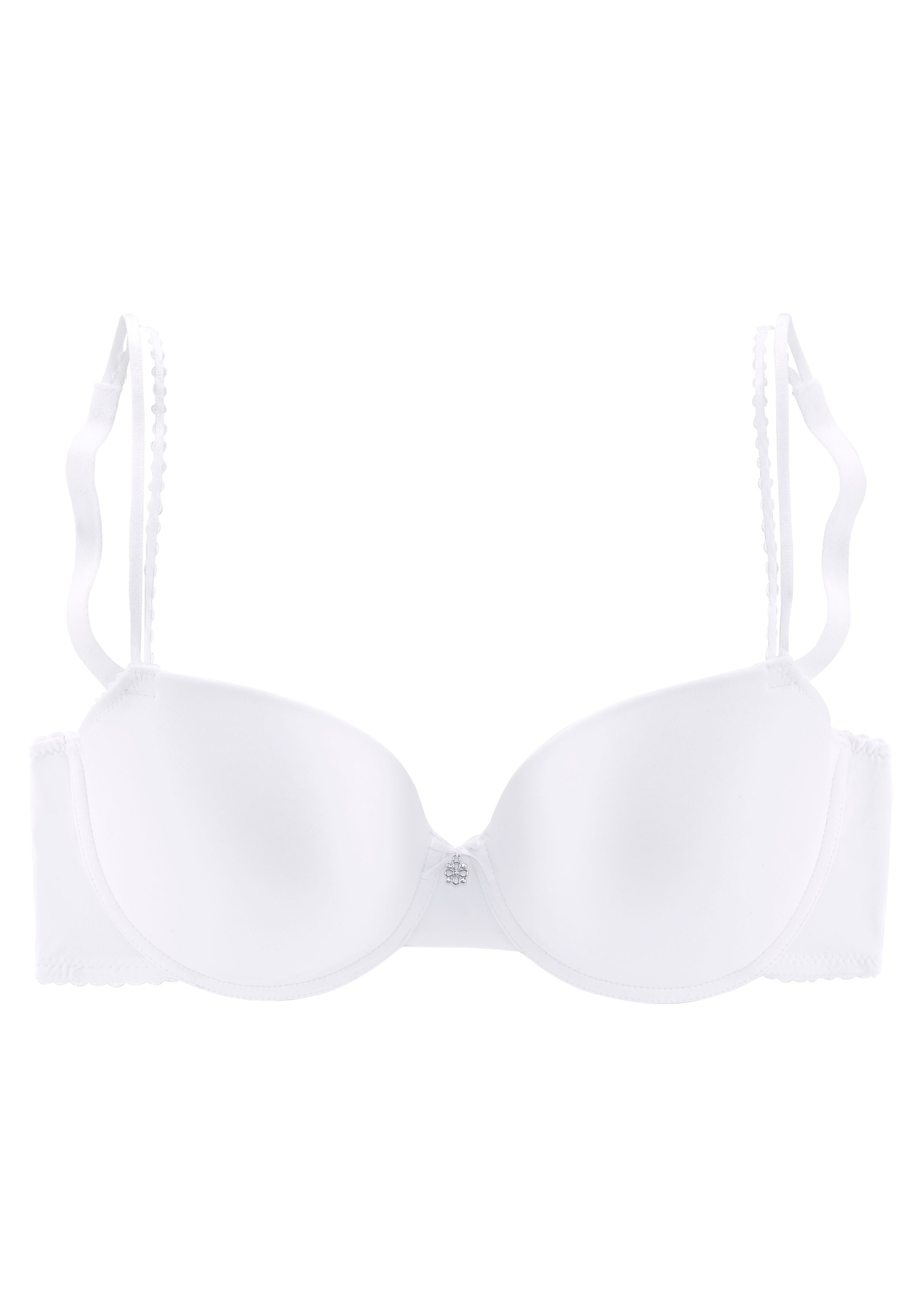 LASCANA Push-up-BH ", BH mit Bügel, Schalen-BH" mit Spaghettiträgern, Dessous