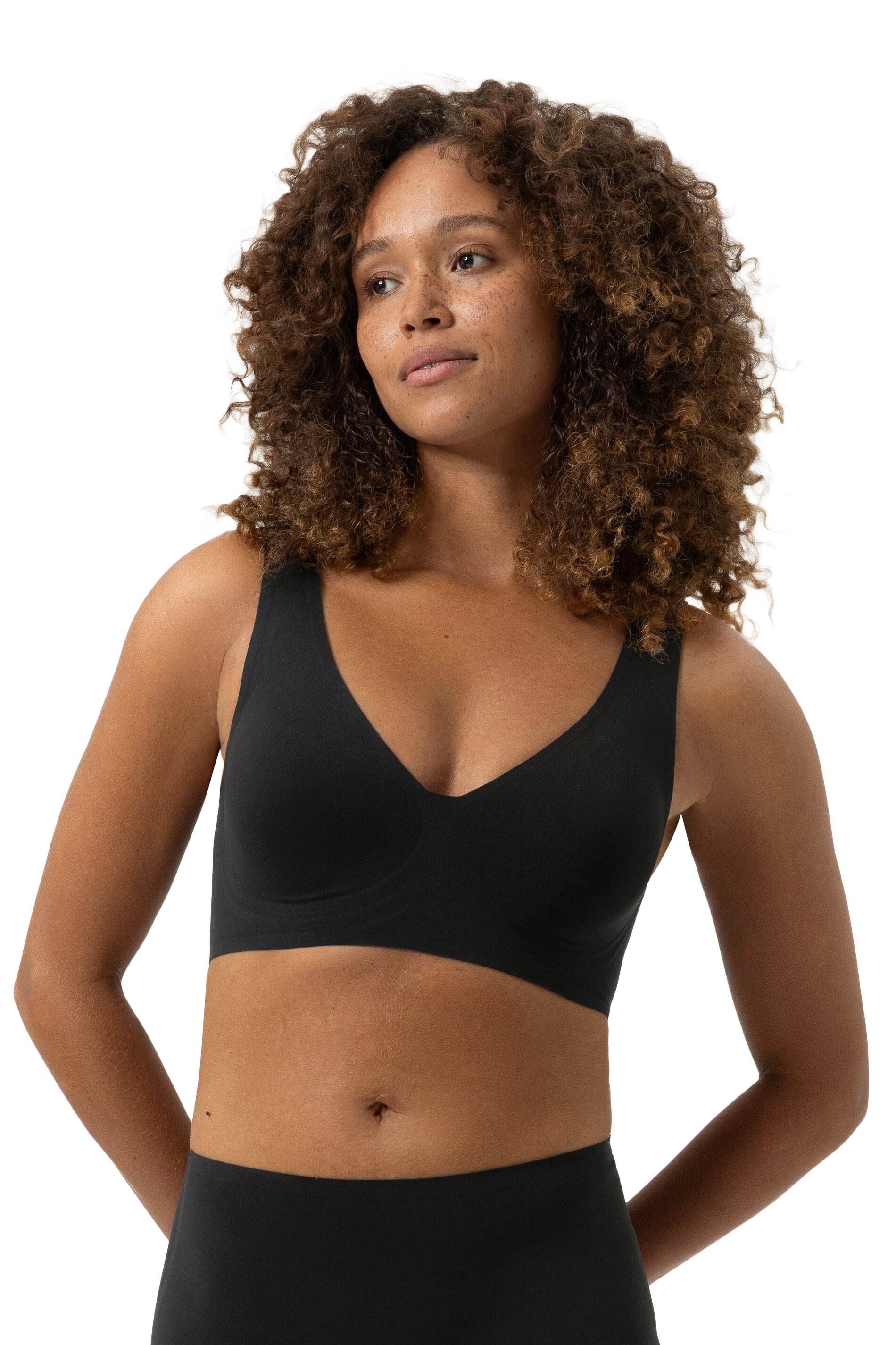 Image of Mey Bustier "Invisibles" herausnehmbare Pads, tiefer V-Ausschnitt, bügellos