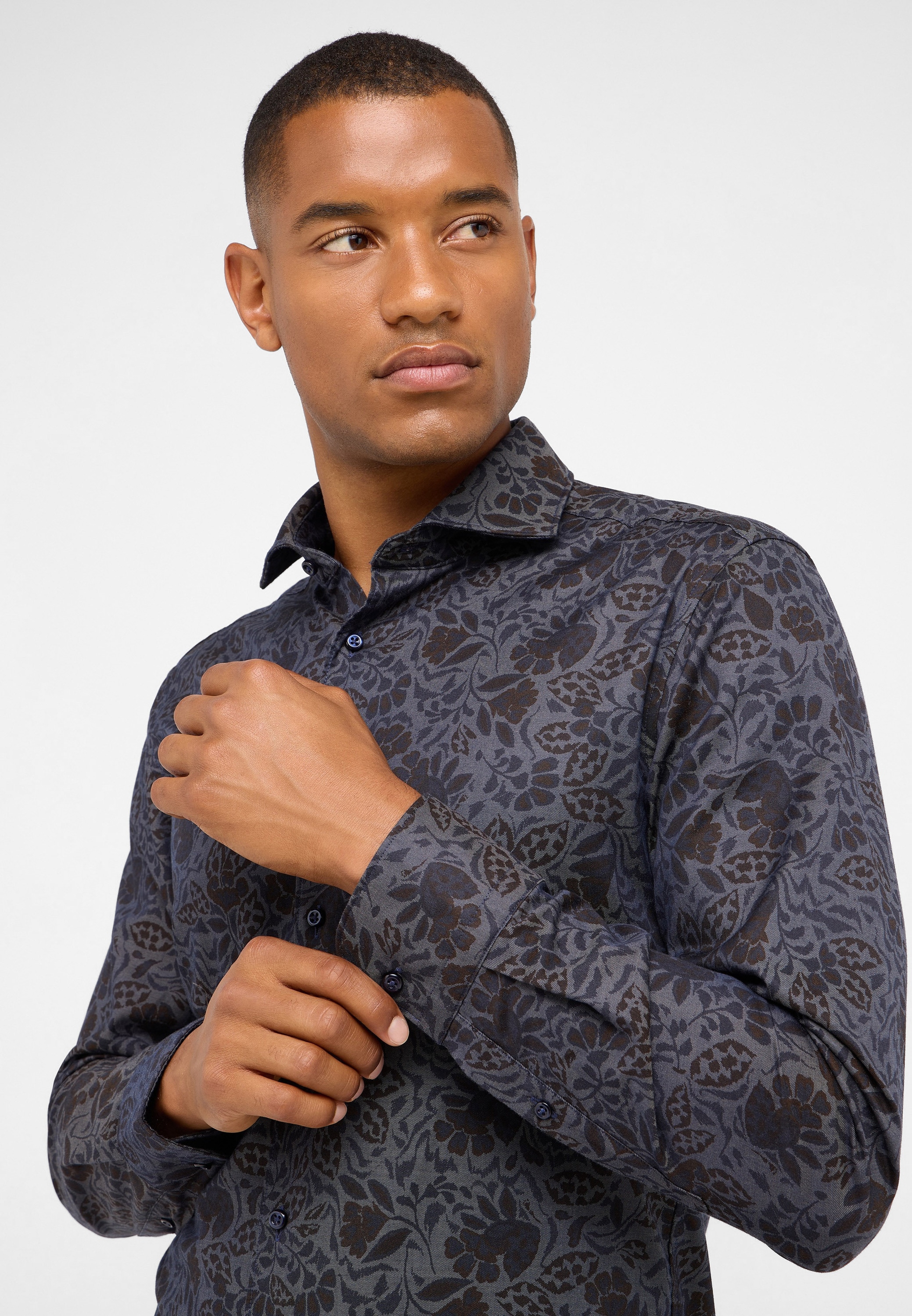 Eterna Langarmhemd »SLIM FIT«, EASY IRON (bügelleicht)