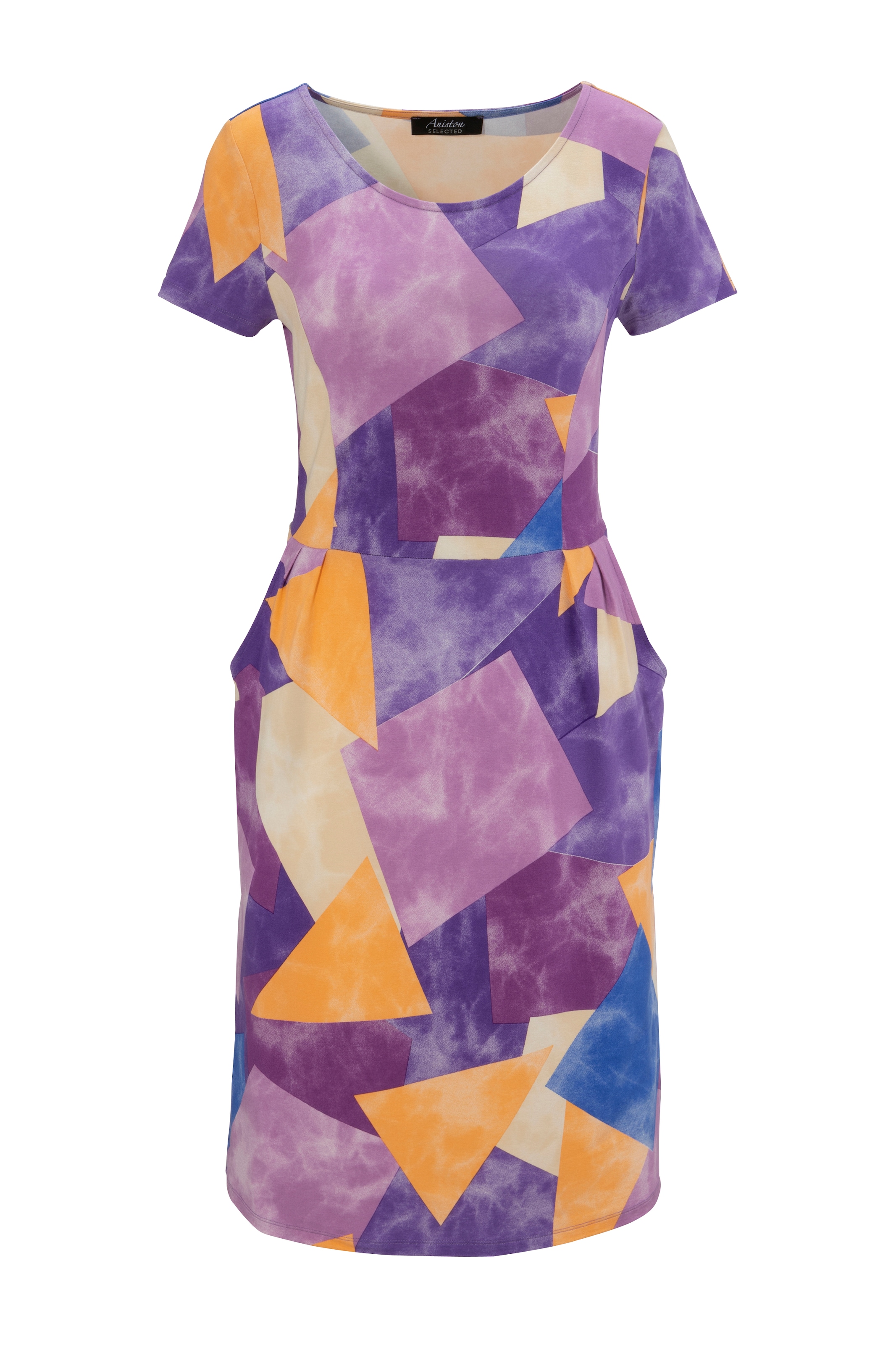 Aniston SELECTED Sommerkleid, mit farbenfrohem Druck und praktischen Taschen