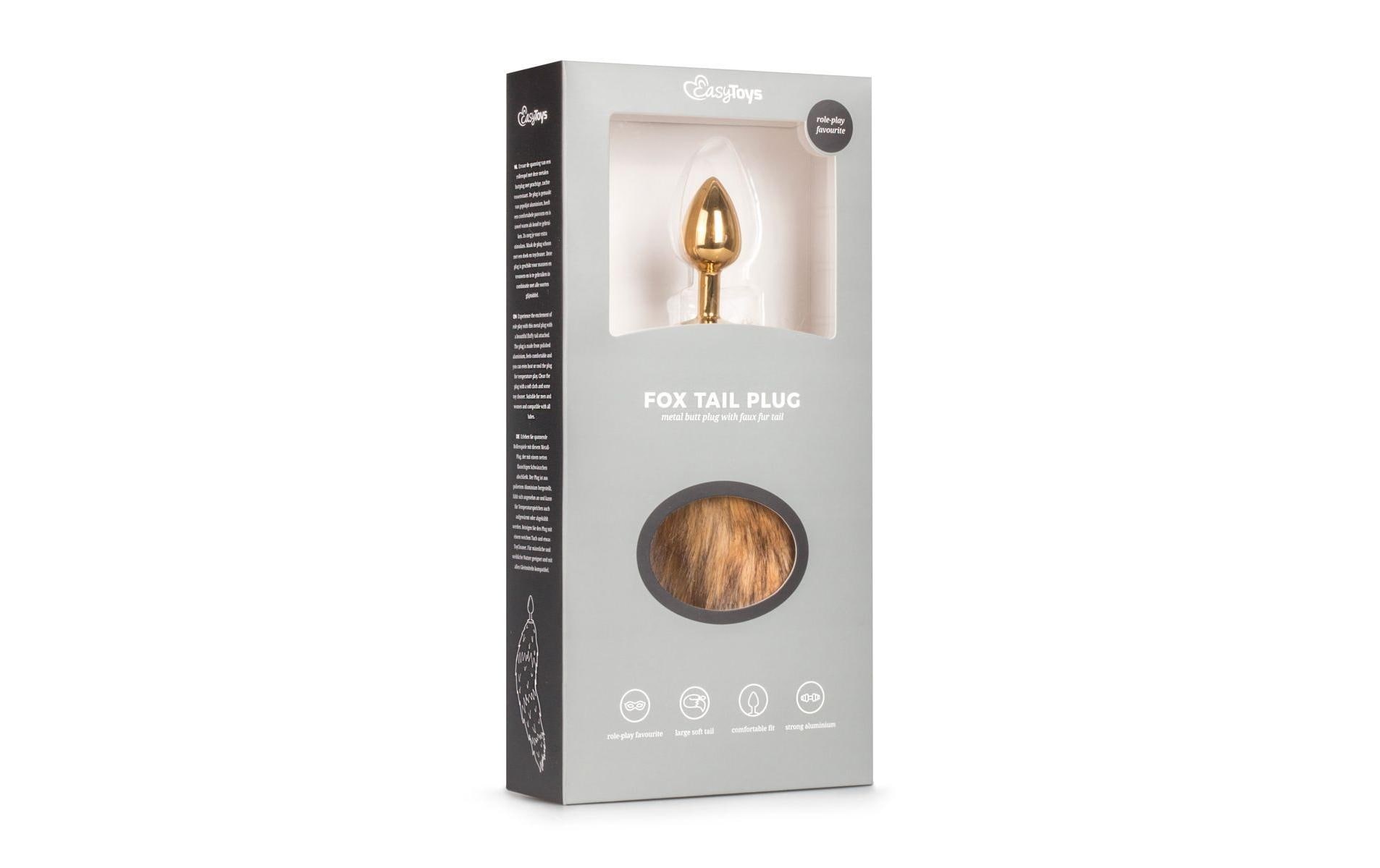   Analplug »Fuchsschwanz Plug Gold« ()