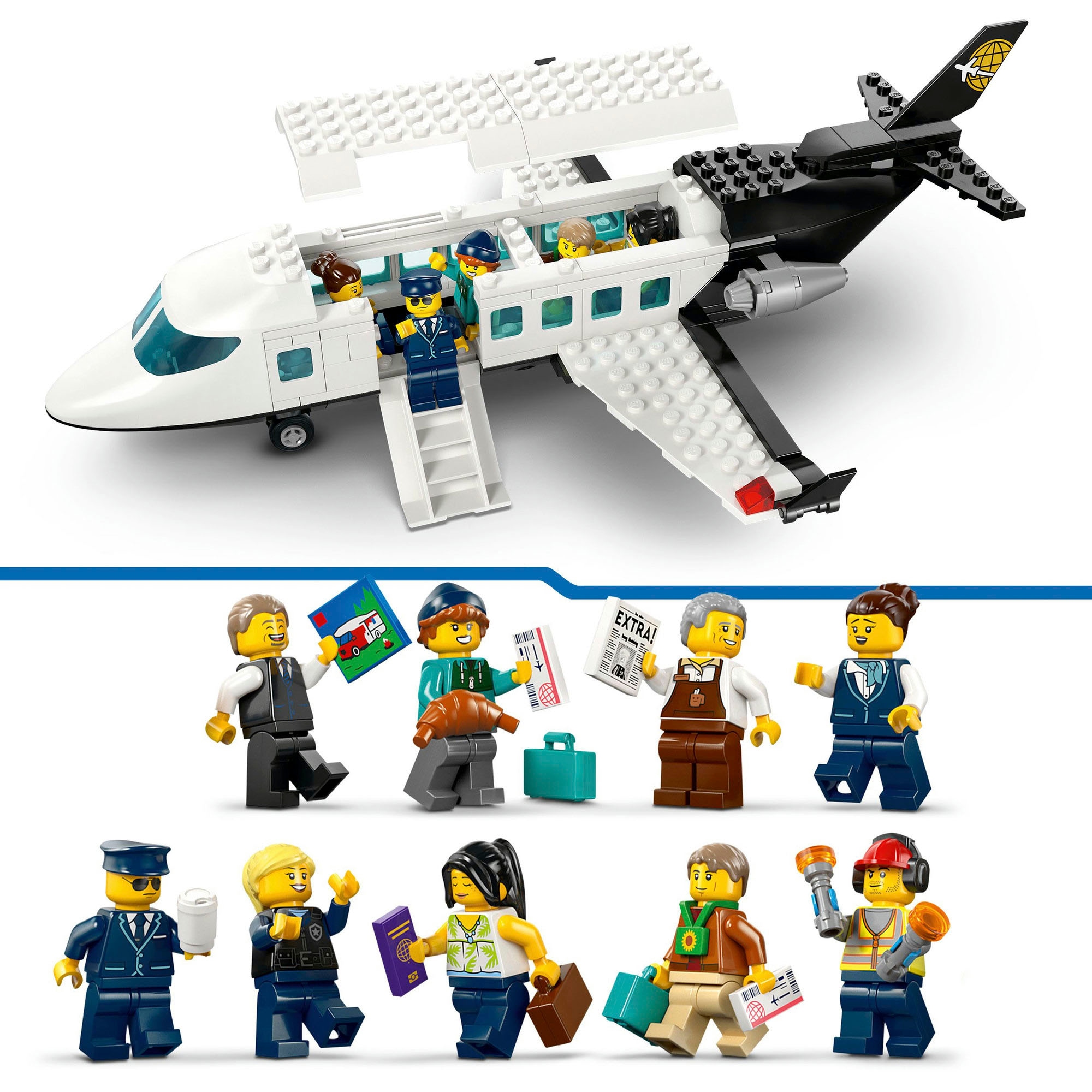 LEGO® Pions de construction »Flughafen mit Flugzeug (60502), LEGO City« Made in Europe