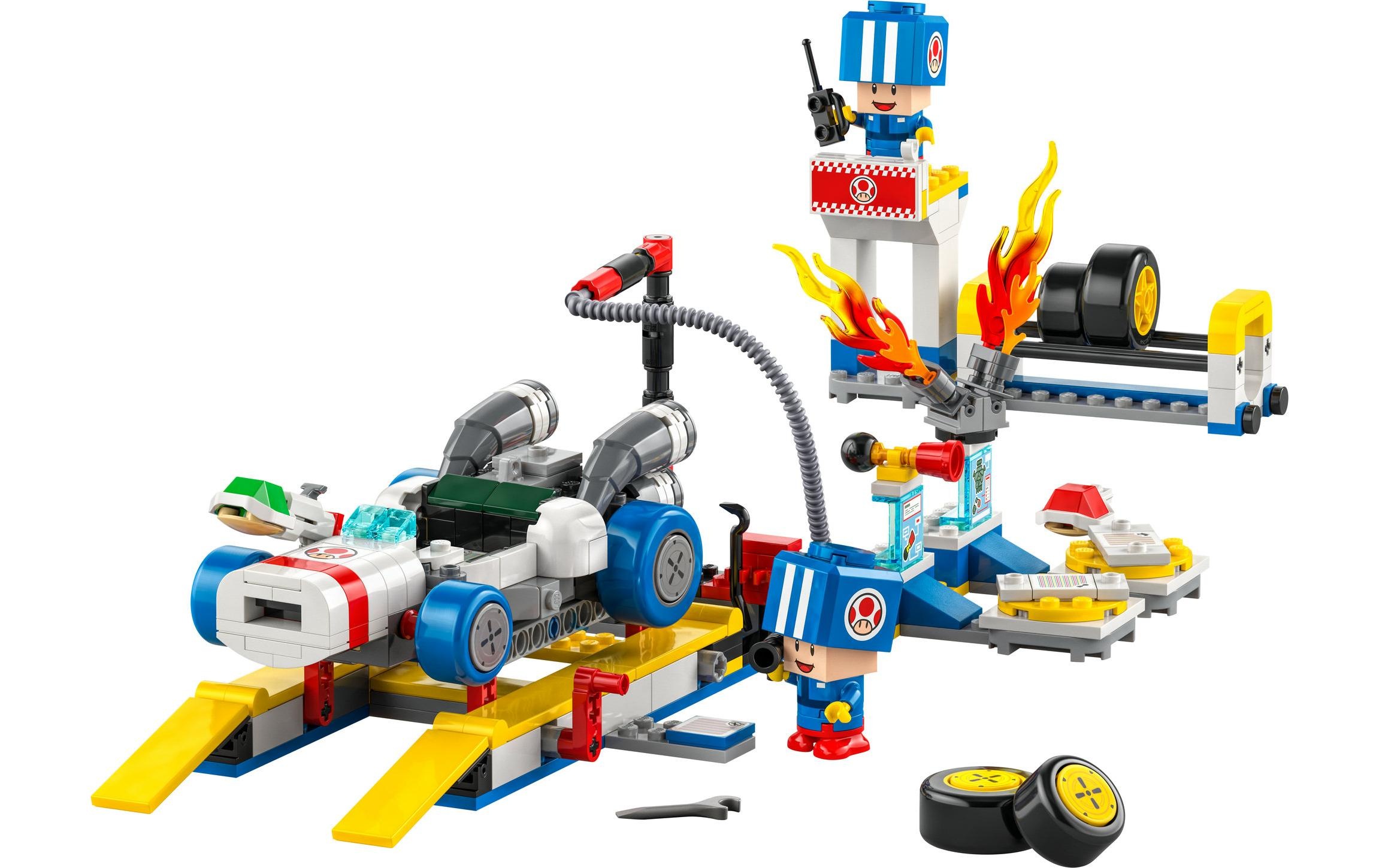 LEGO® Spielbausteine »Super Mario Mario Kart – Toads Werkstatt 72035«