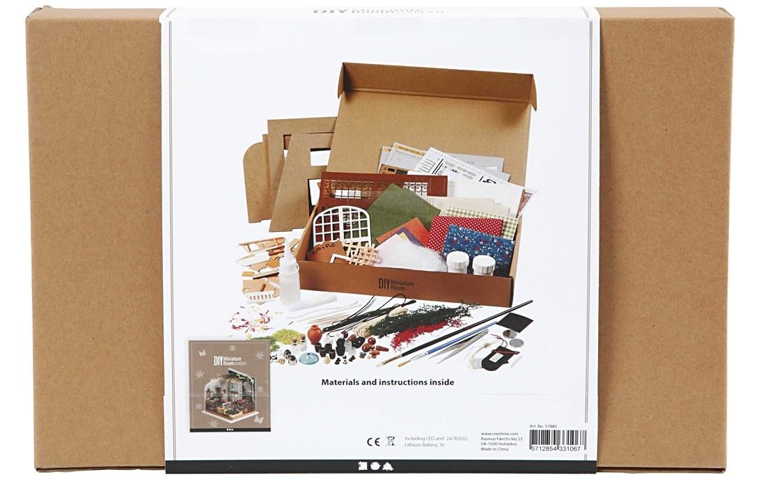 creativ company Kreativset »Mini-Haus Garten«