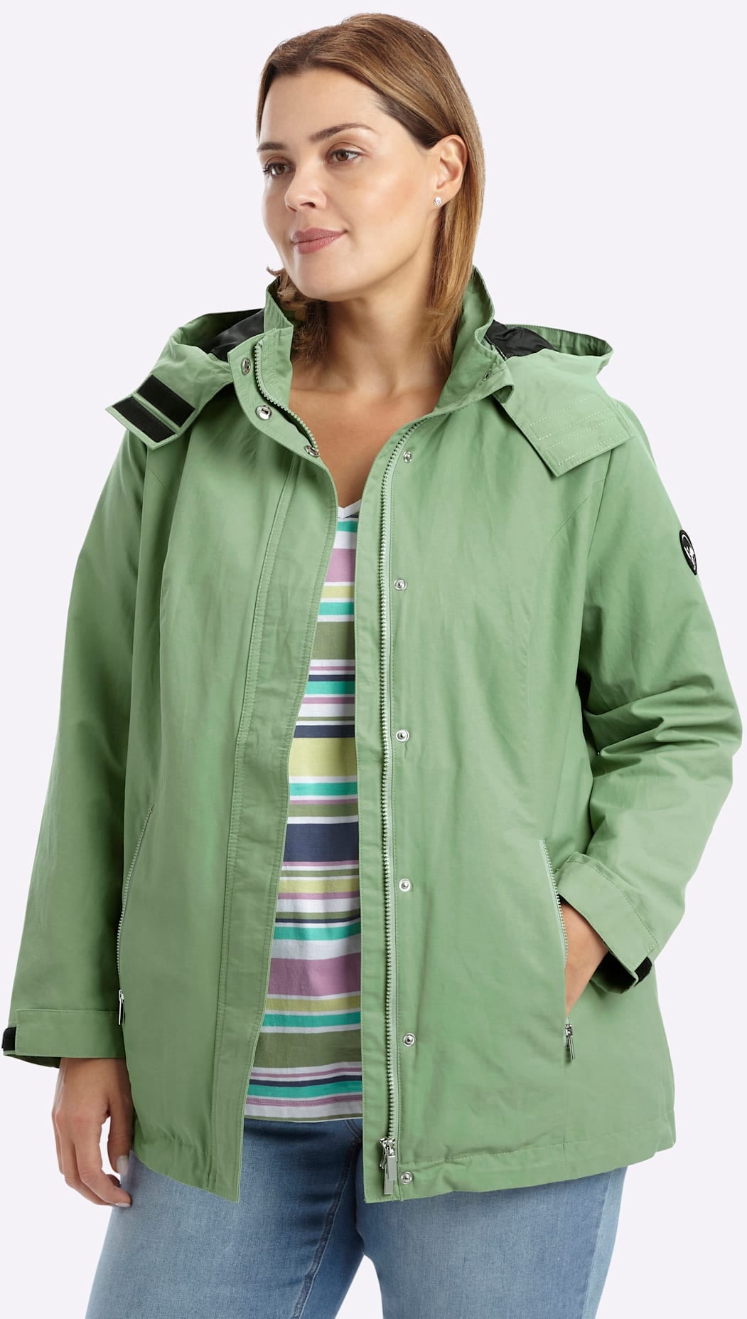 Sheego Veste de pluie mit Kapuze