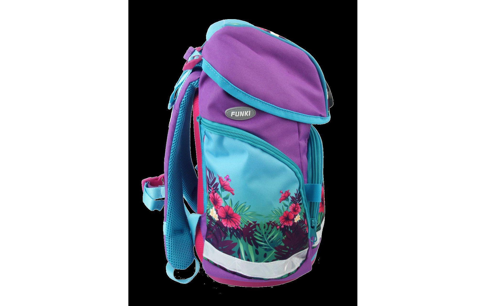 Funki Schulranzen »Blume, Vogel«, Inhalt: Schulrucksack, Schüleretui gefüllt mit Faber-Castell-Produkten