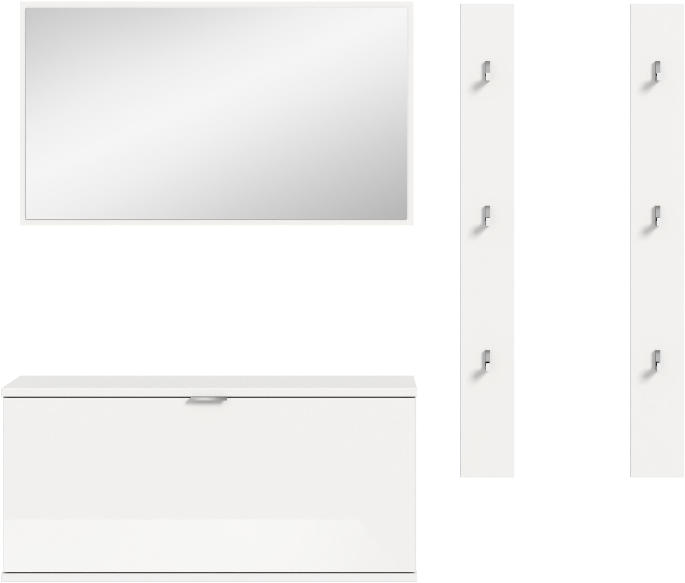 INOSIGN Garderoben-Set »Trondheim Garderobenset 3-tlg. , Breite 130 cm,« 3 Stk. tlg.