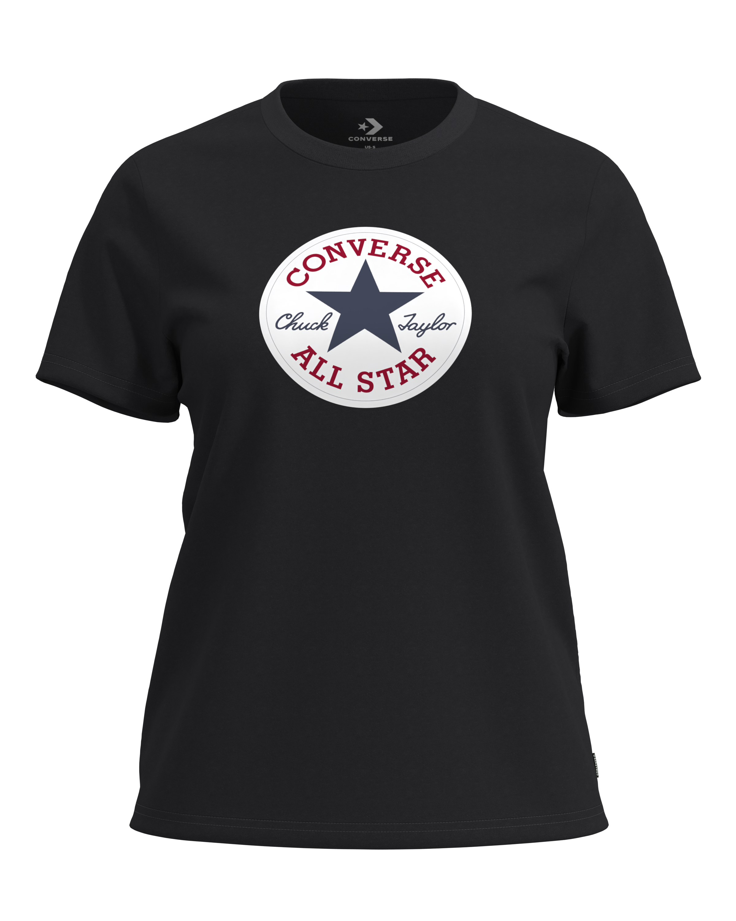 Converse T-Shirt »CHUCK PATCH TEE« Kurzarm, aus Baumwolle, in den Grössen XS bis XXL
