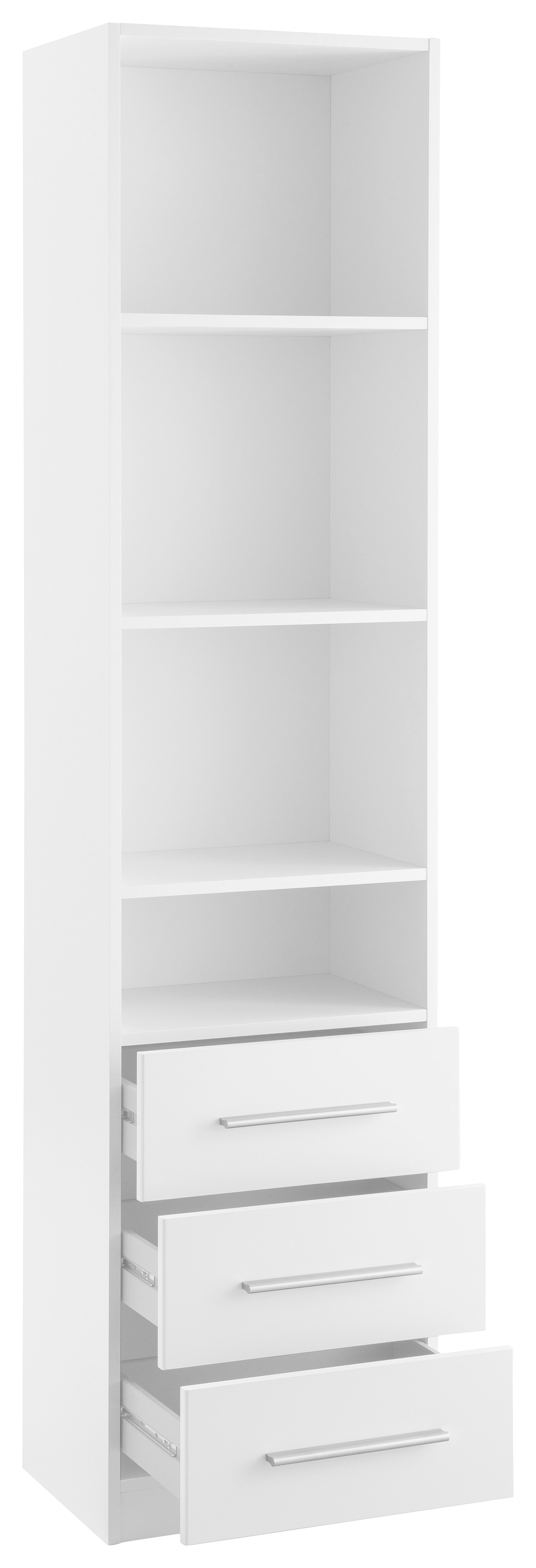 rauch Mehrzweckregal »Regal Bücherregal Bücherschrank Standregal Aufbewahrungsregal MINOSA«, Breite 47 cm mit 3 Aussenschubkästen sowie 3 Böden MADE IN GERMANY