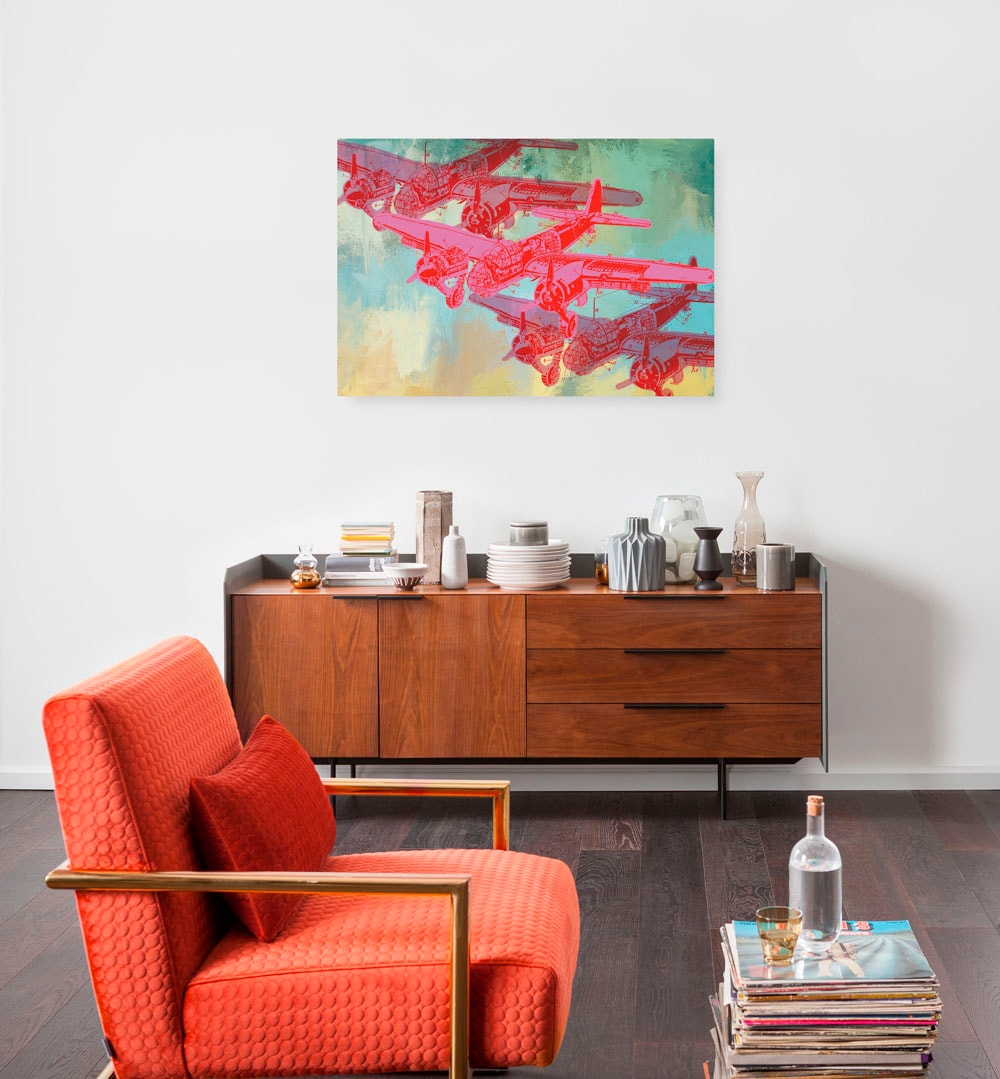 Image of Komar Leinwandbild "Save Lives - Grösse 60 x 90 cm" Natur 1 Stk. tlg. Keilrahmenbild mi Echtholzrahmen