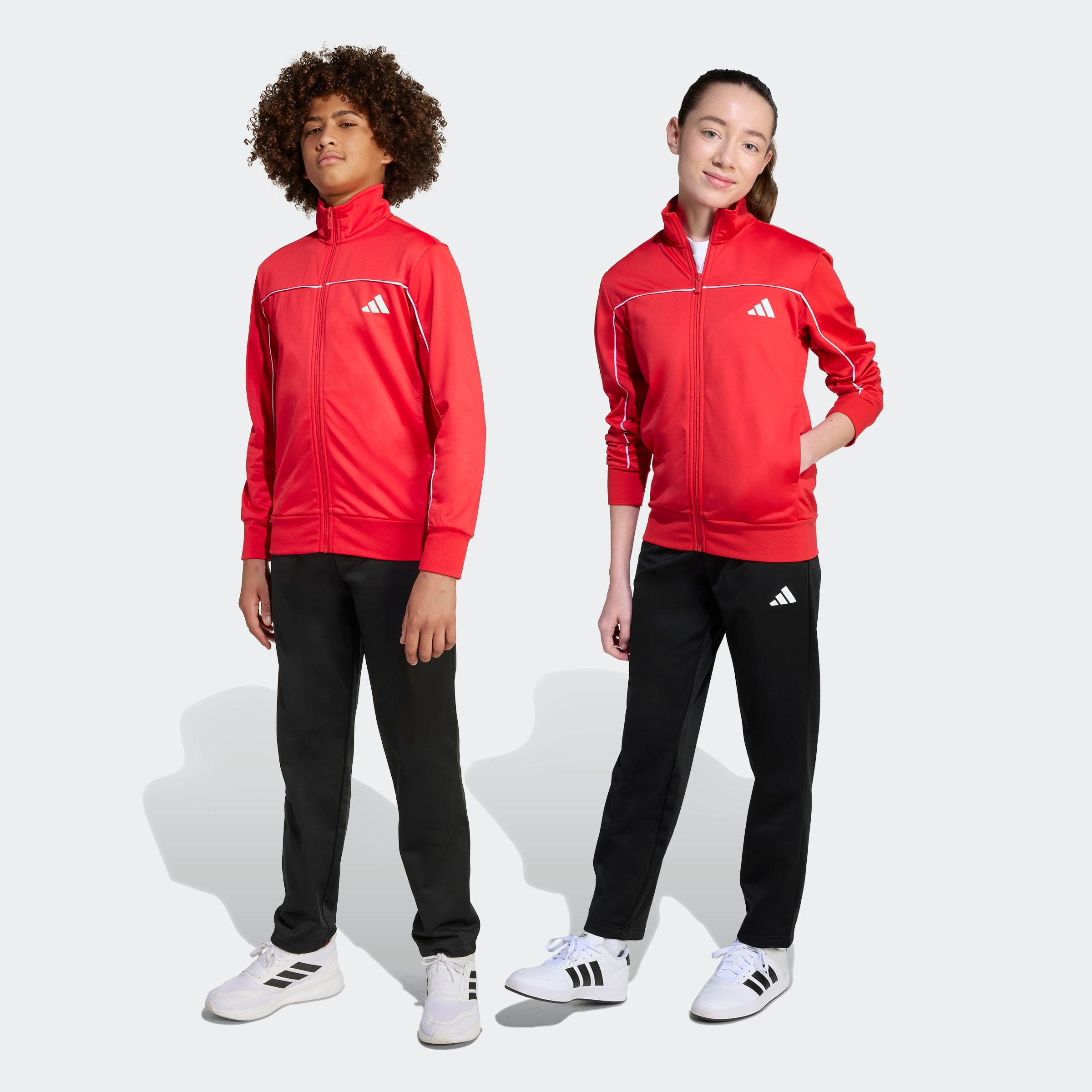 Image of adidas Sportswear Trainingsanzug "COLOUR POP AUS TRIKOT FÜR KINDER" 2 Stk. Trainingsanzug für Kinder und Teens, zweiteiliges Set, mit Stehkragen