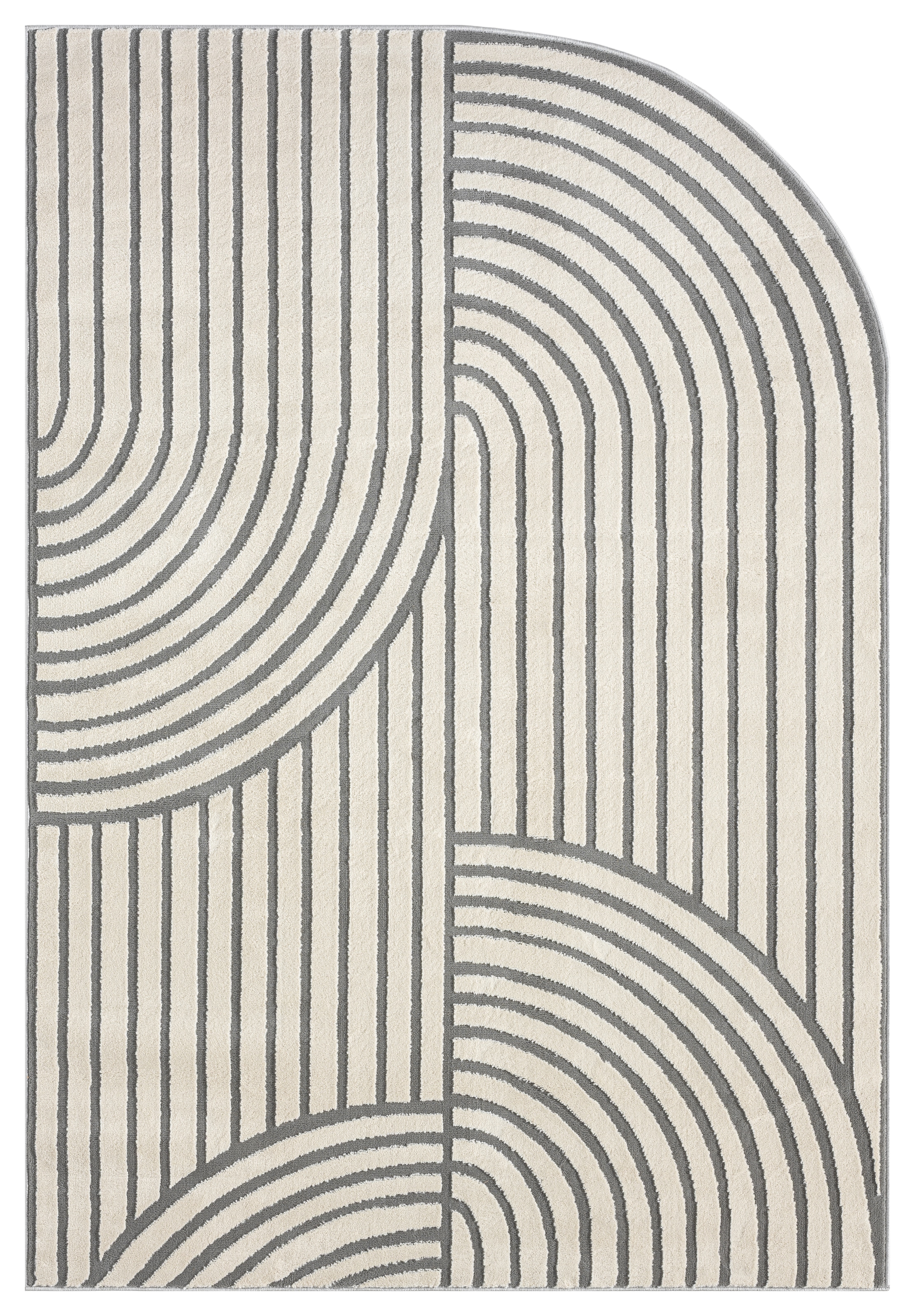 s.Oliver Teppich »Cilla, besondere Form, modernes Design« rechteckig 11 mm Höhe dichte Qualität, Woll-Look, Skandi, Boho, Wohnzimmer, Schlafzimmer