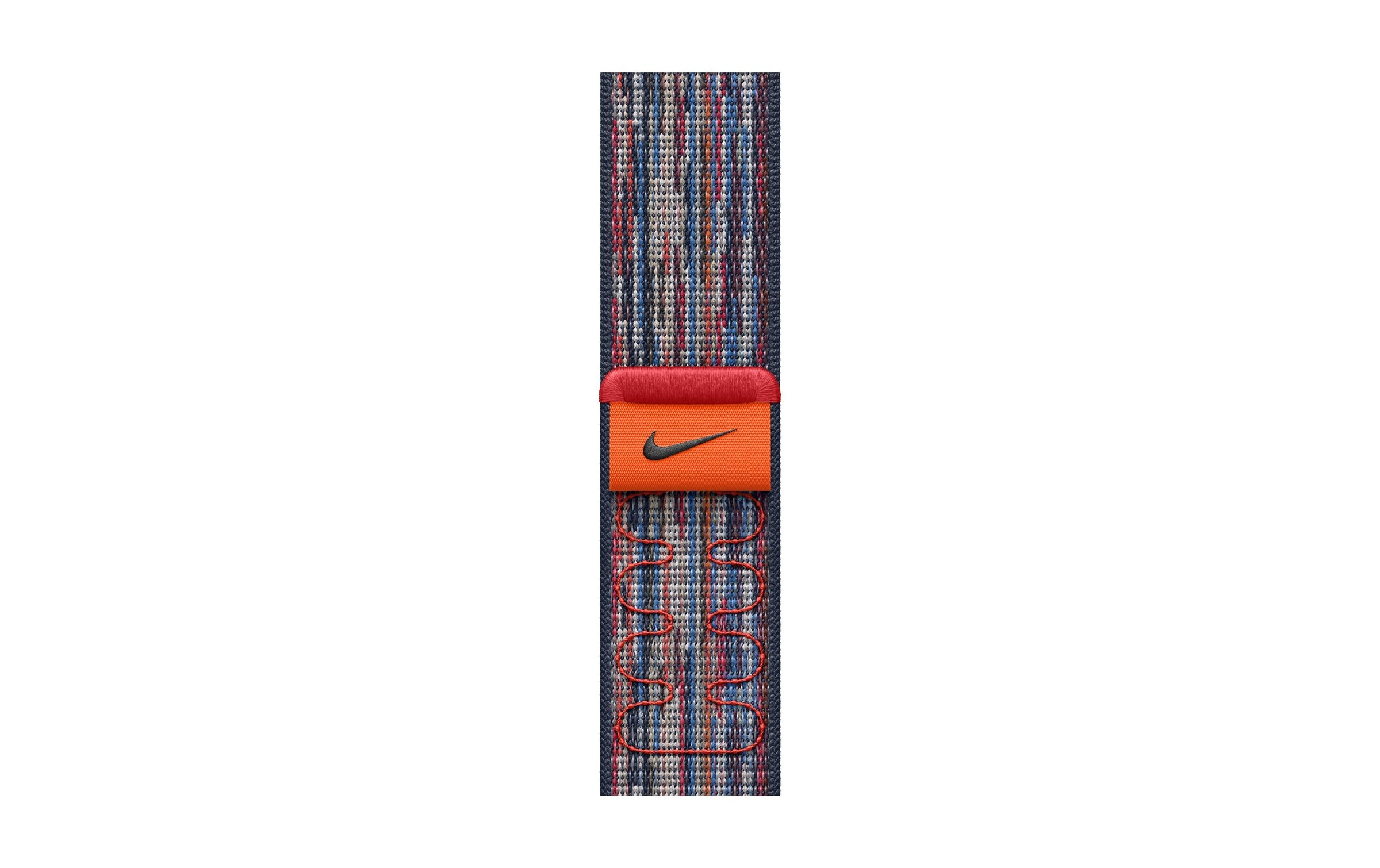 Apple Smartwatch-Armband Nike Sport Loop, Blau/Rot