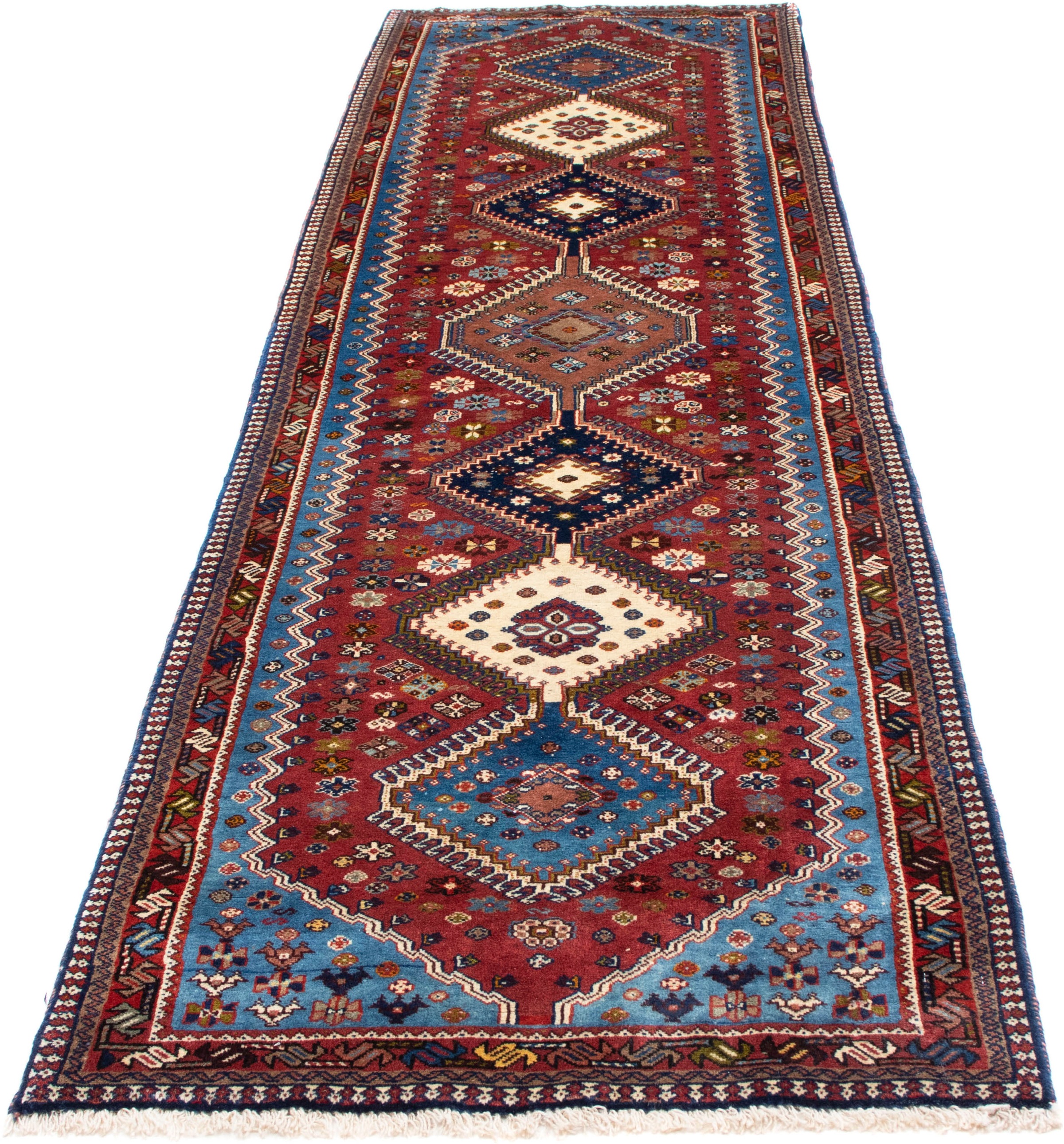 Image of morgenland Orientteppich »Perser - Nomadic - 293 x 80 cm - mehrfarbig«, rechteckig, 10 mm Höhe, Wohnzimmer, Handgeknüpft, Einzelstück mit Zertifikat bei Ackermann Versand Schweiz