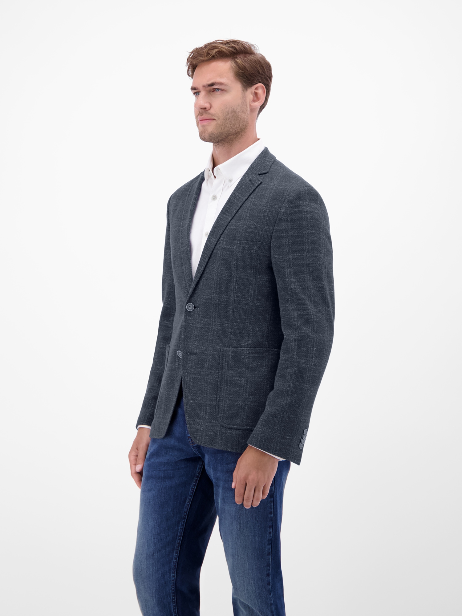 LERROS Veste en jersey »Herren Jerseyblazer, kariert«