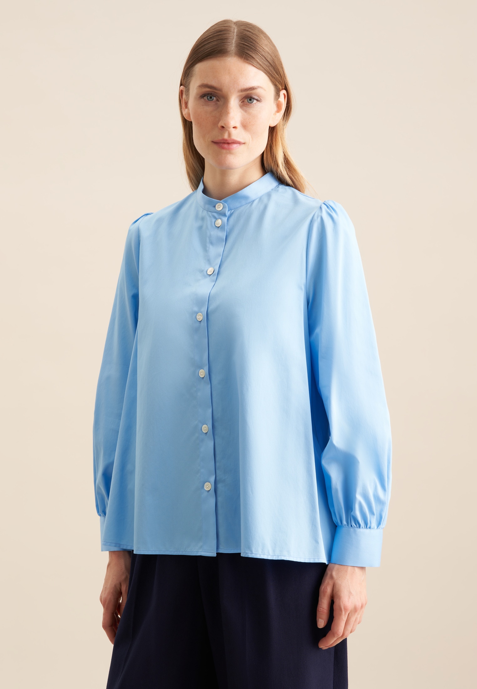 Image of seidensticker Klassische Bluse "Schwarze Rose" 1/1 Kragen Uni
