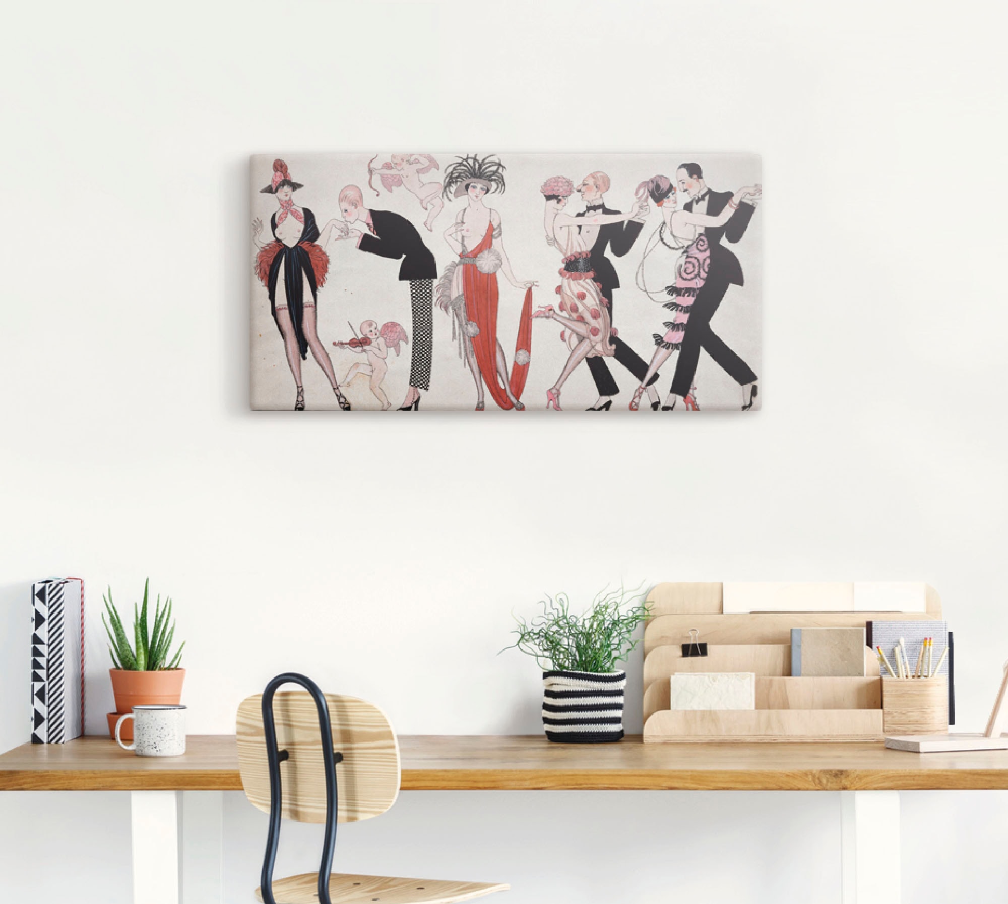 Artland Wandbild »Tango.« Sport 1 Stk. tlg. auf Holzrahmen gespannt