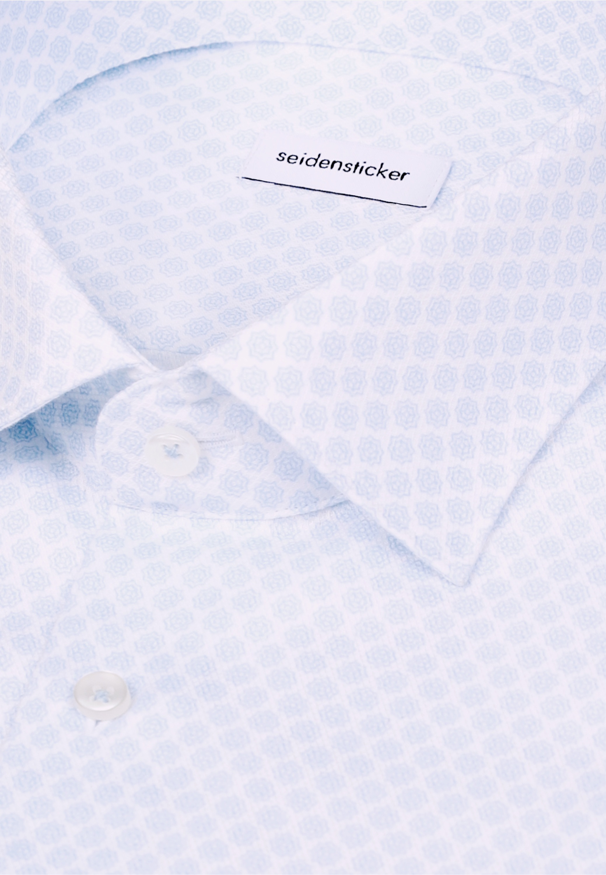 seidensticker Businesshemd »Schwarze Rose« Comfort 1/2 Kentkragen Druck